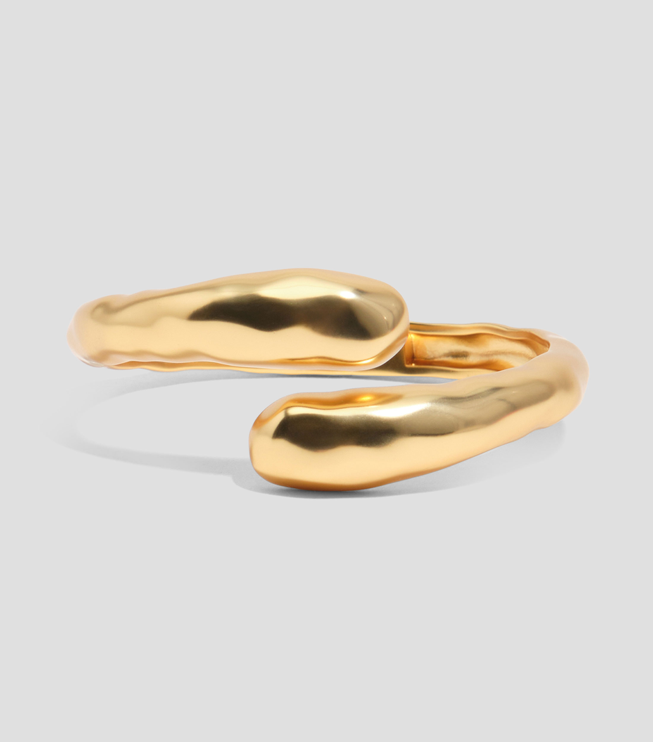 Pulsera cruzada con textura Mujer