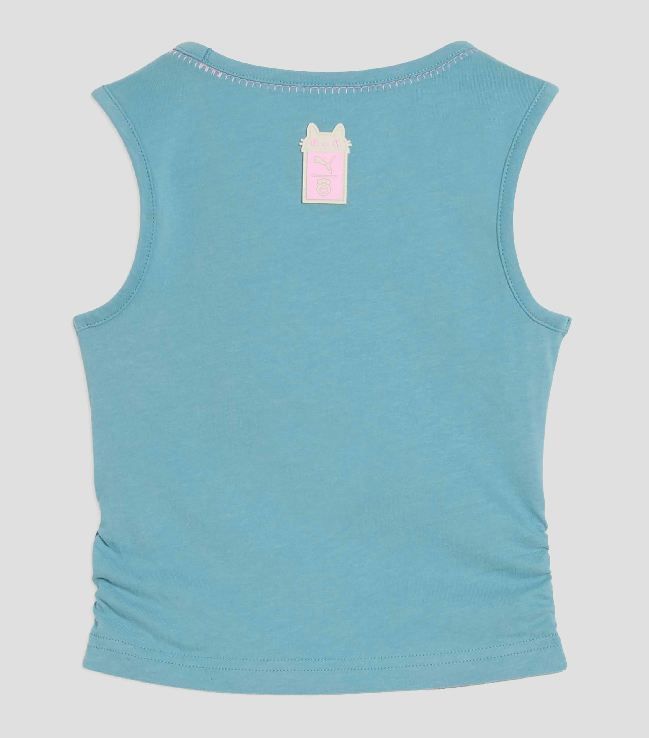 Tank casual X cuello redondo sin mangas con estampado Niña