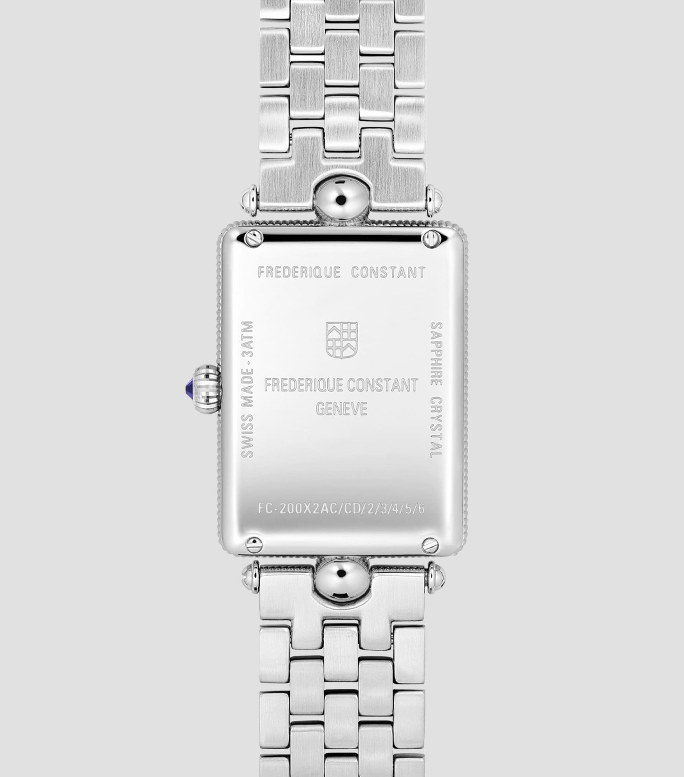 Reloj para Mujer Carree Art Deco Casual Plateado
