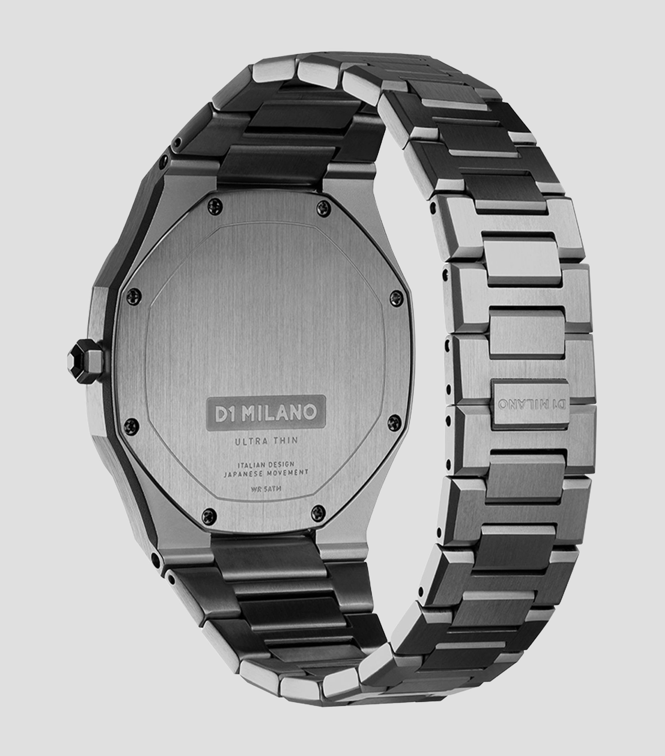 Reloj para hombre Ultra Thin Casual Gunmetal