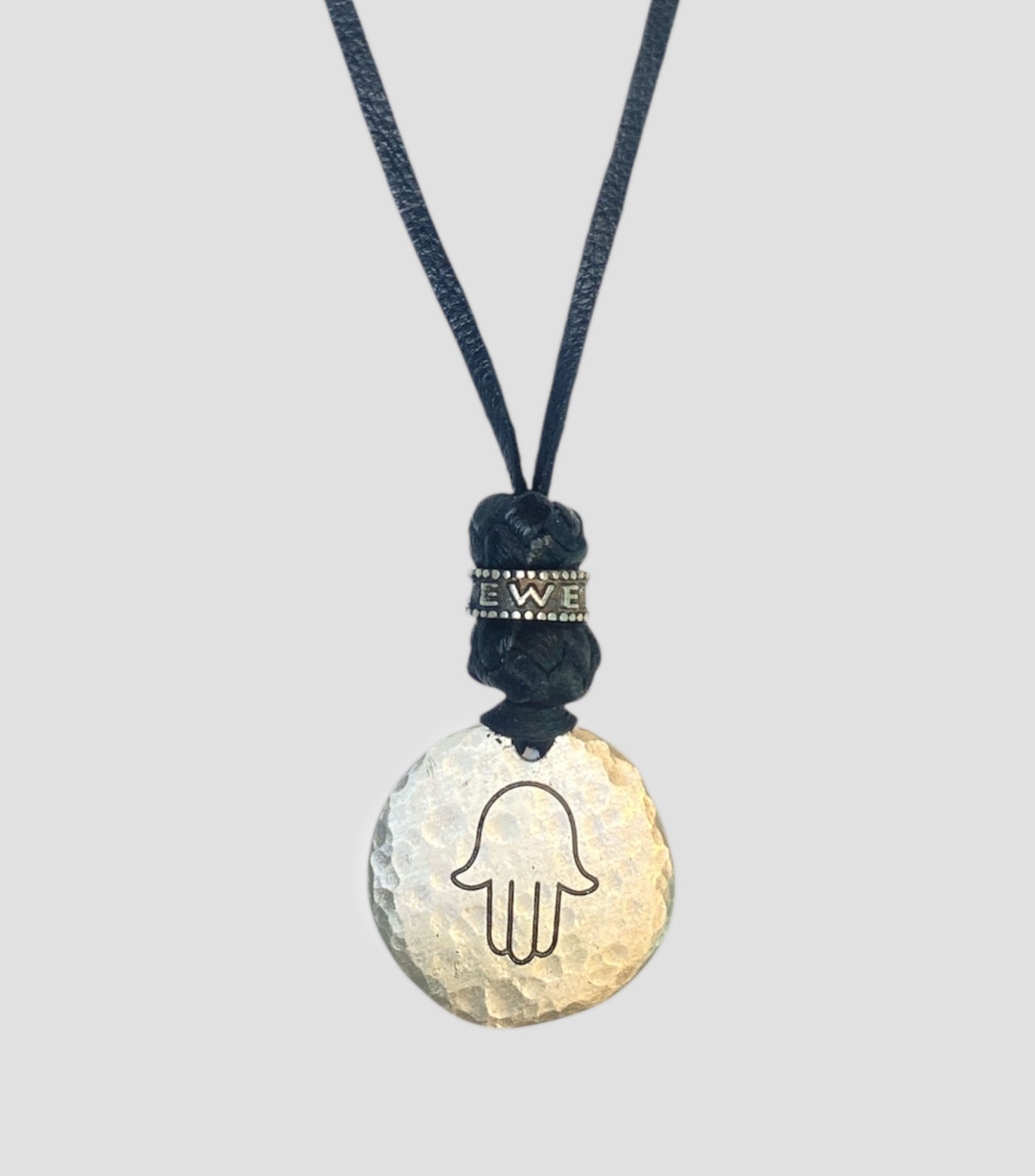 Collar La Circle Hamsa Hand Hombre