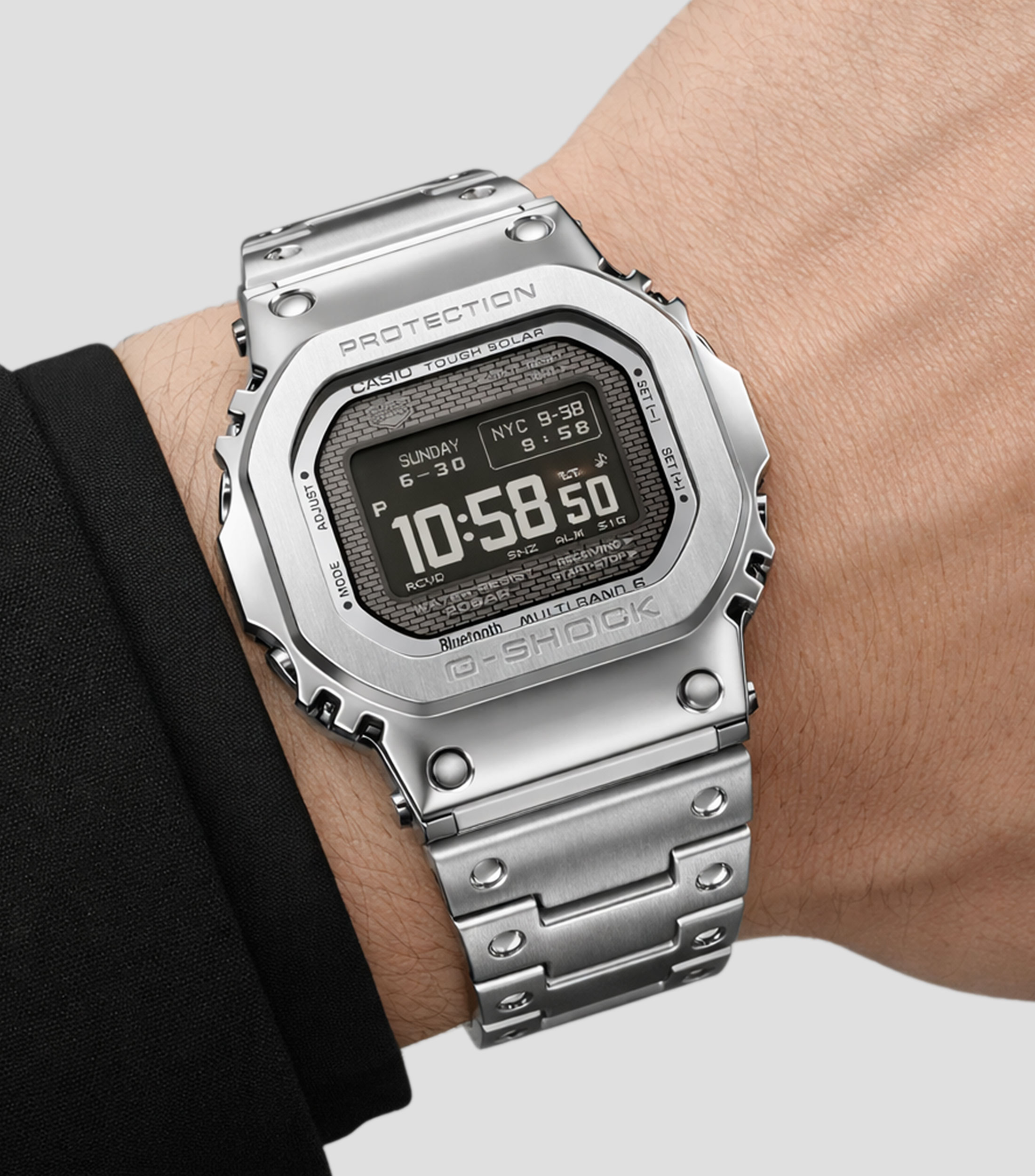 Reloj para Hombre G-Shock casual, plateado