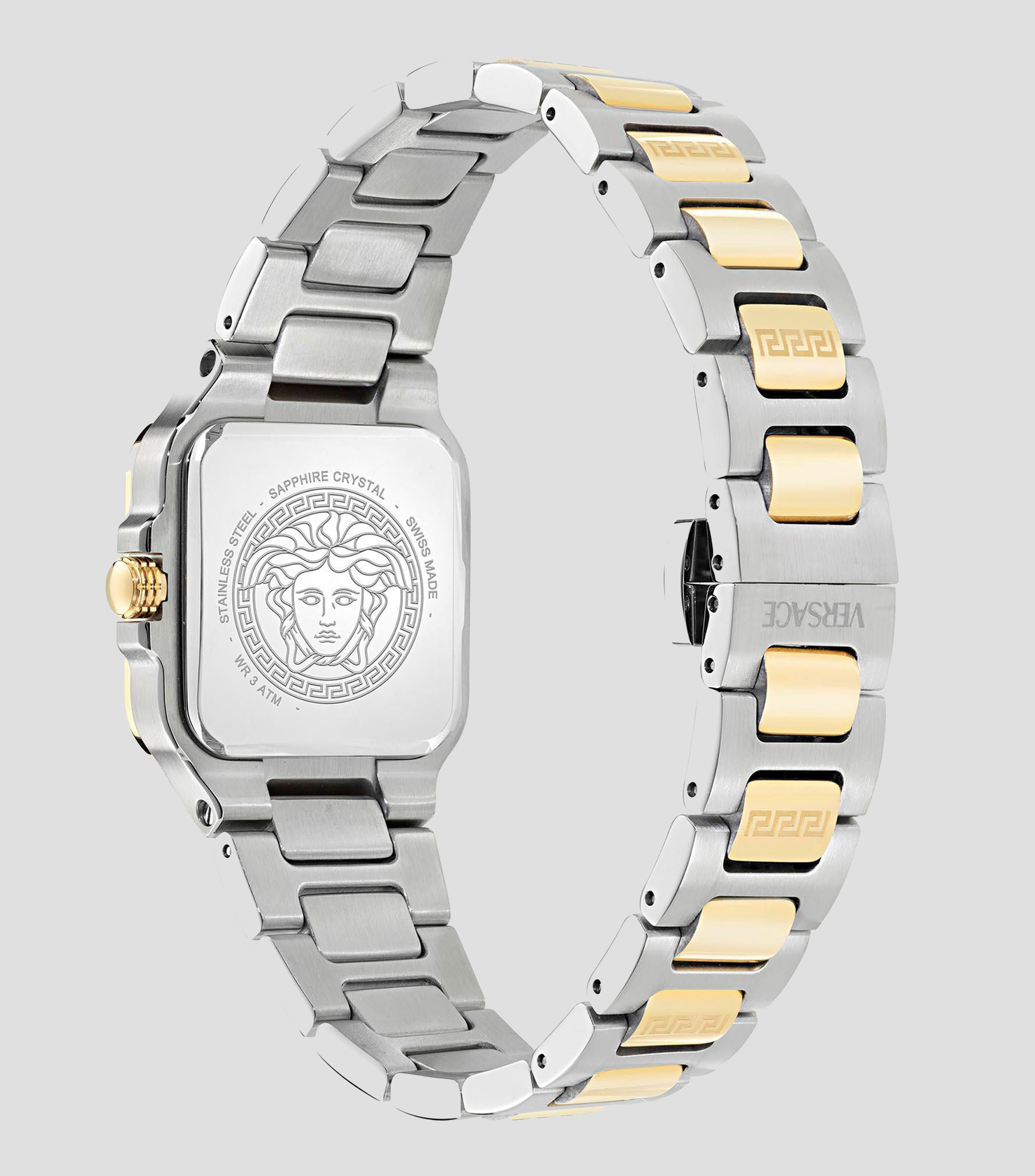 Reloj para Mujer Greca Edge de vestir Plateado, Verde