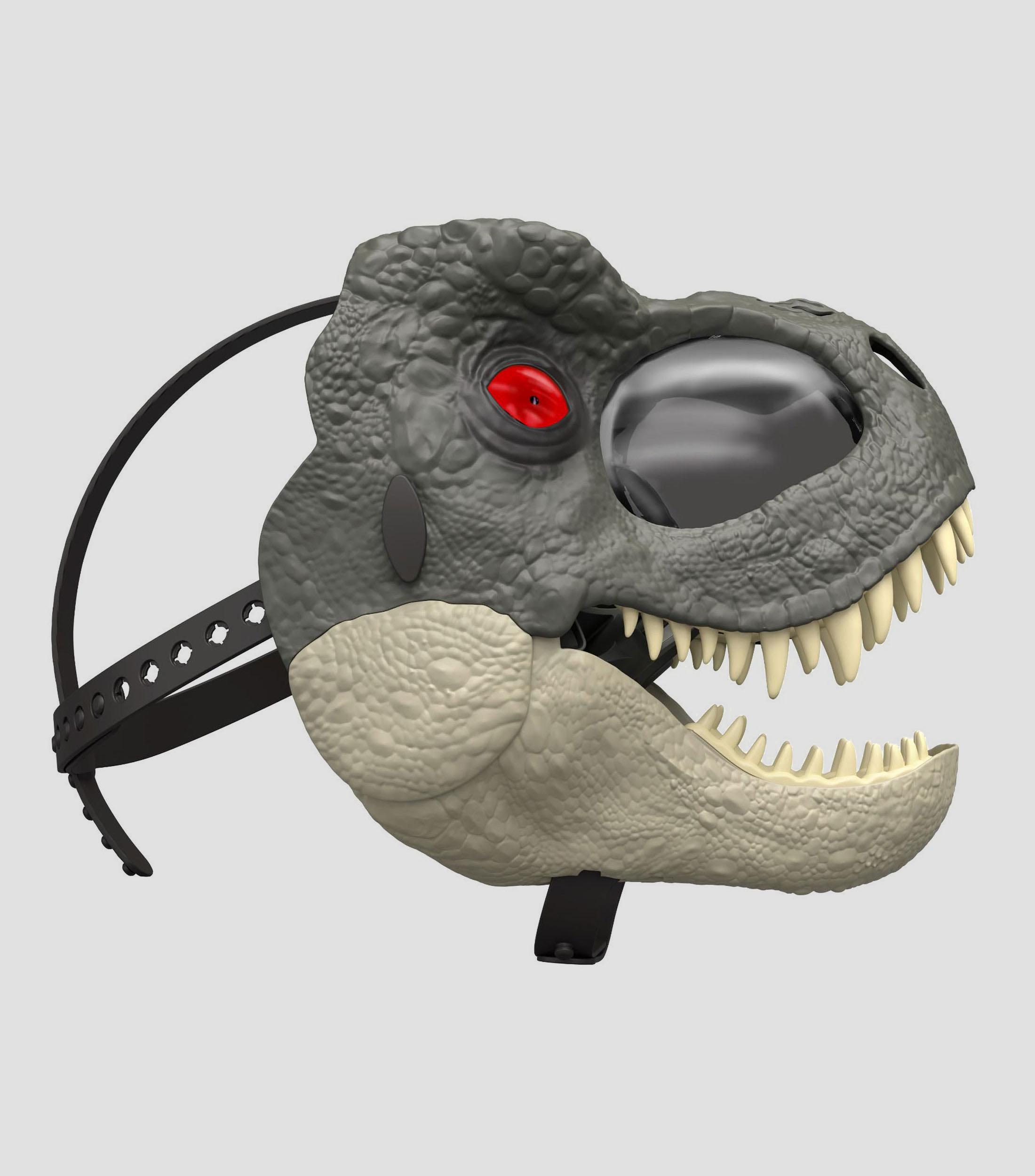 Jurassic World Juguete Rebirth Máscara Deluxe de Dinosaurio para niños de 6 años en adelante
