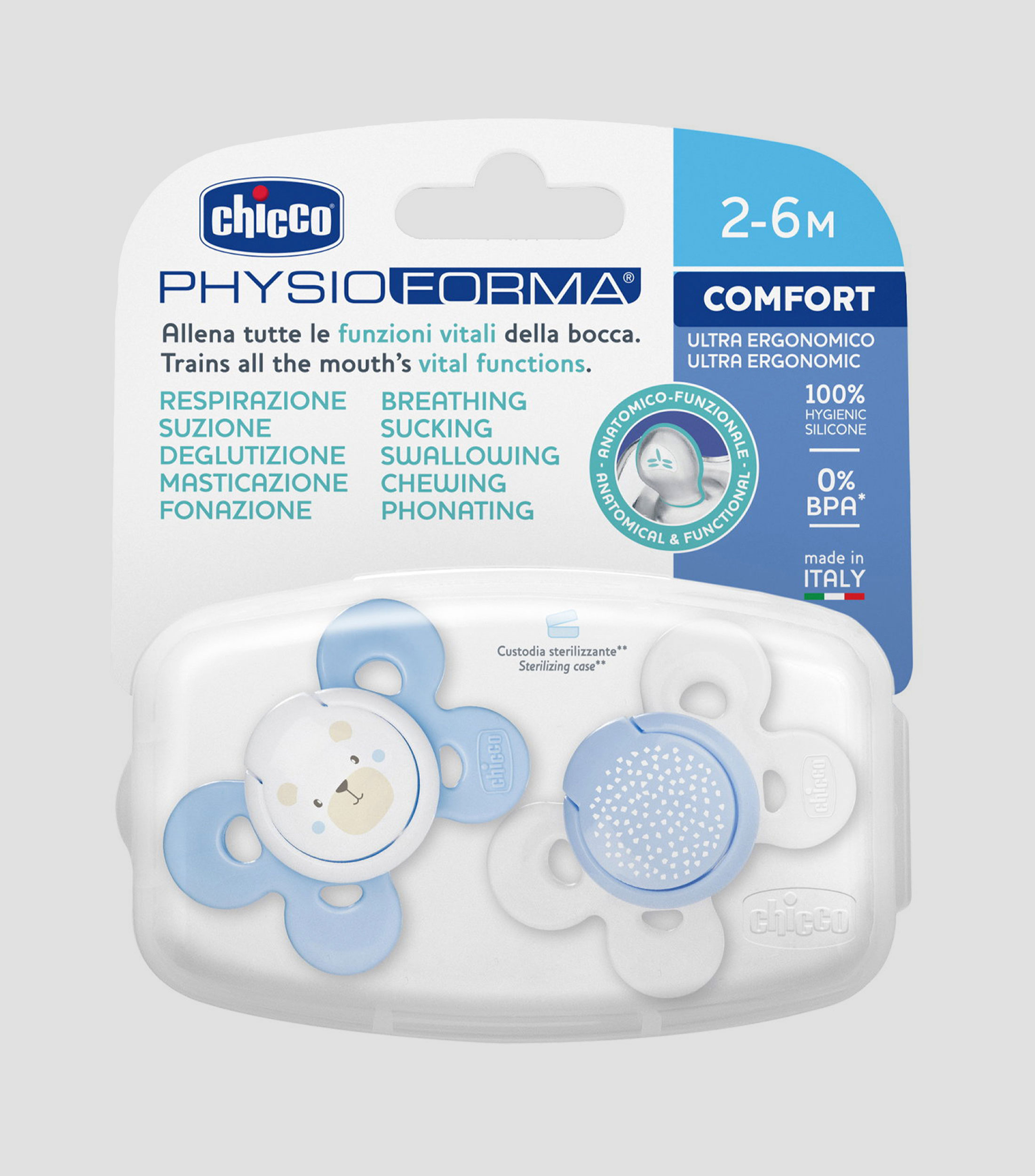 Set 2 Chupones Comfort para Bebé