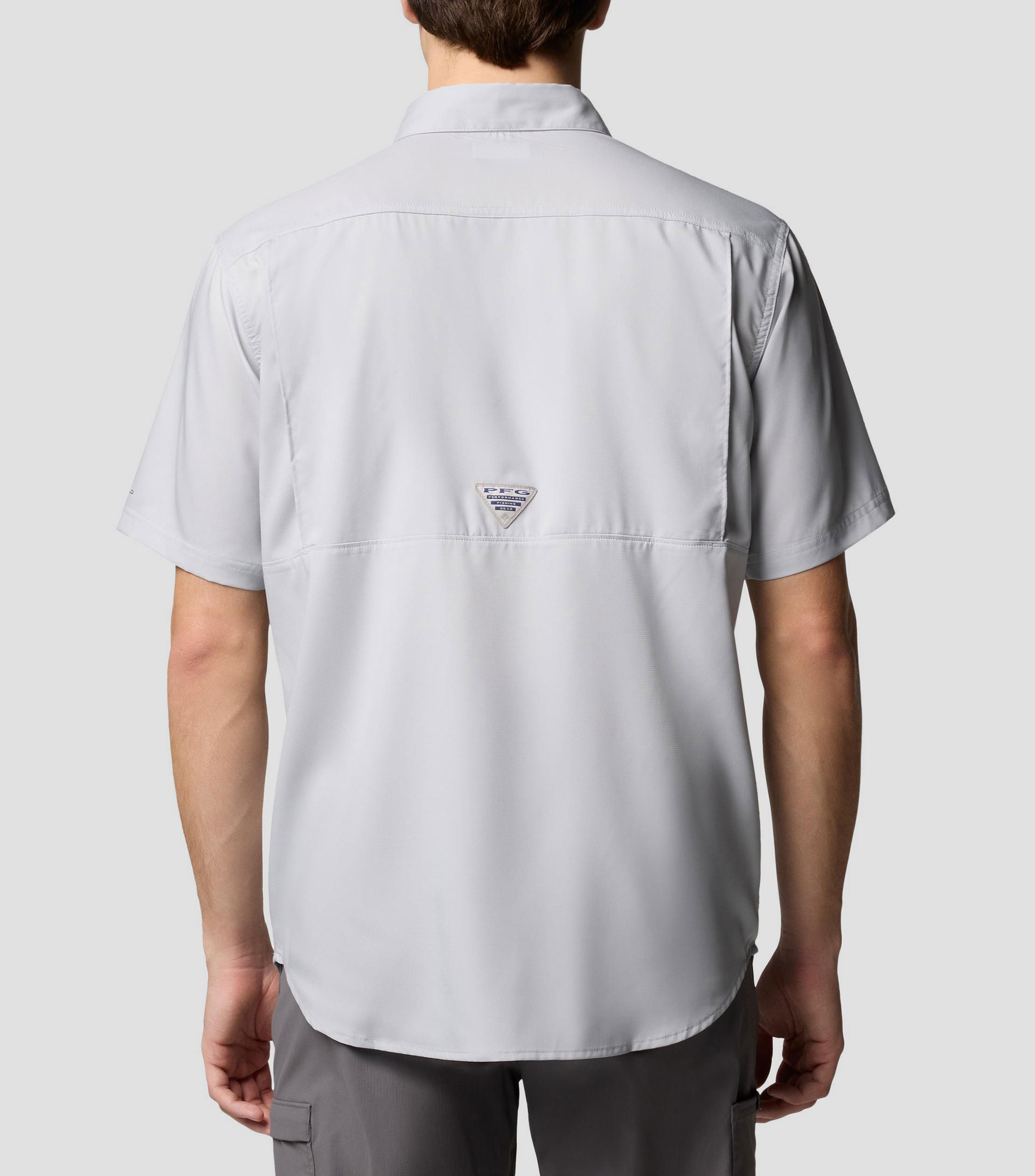 Camisa Lisa Manga corta Hombre
