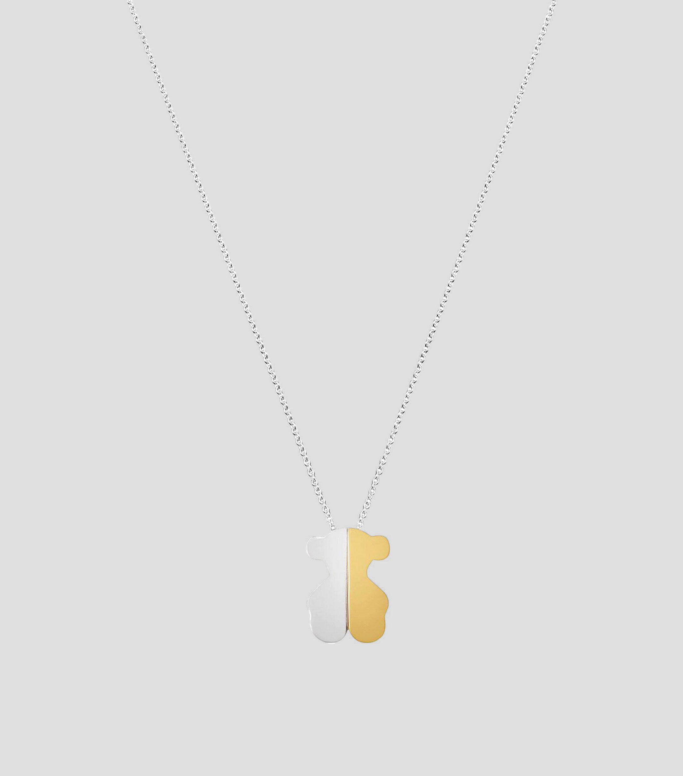 Collar con oso en plata Tous 1950 Mujer