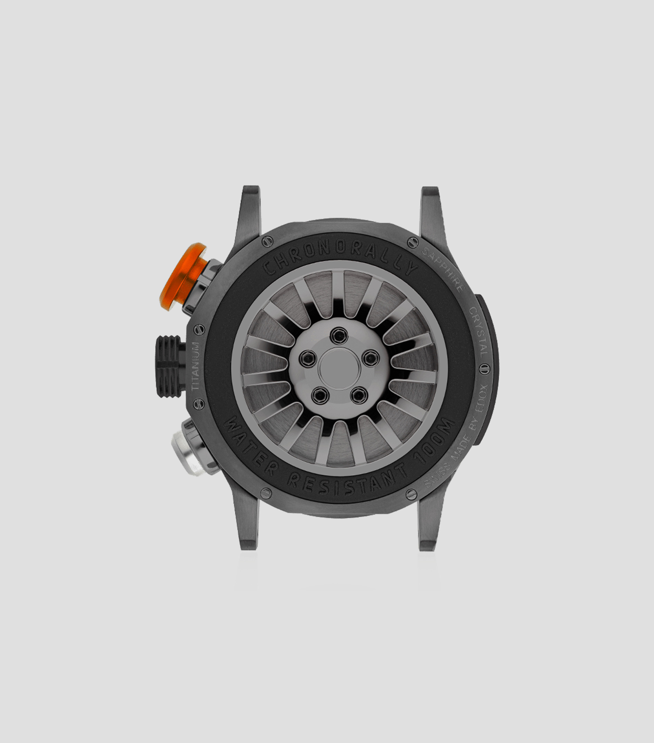 Reloj para Hombre Chronorally casual, Negro