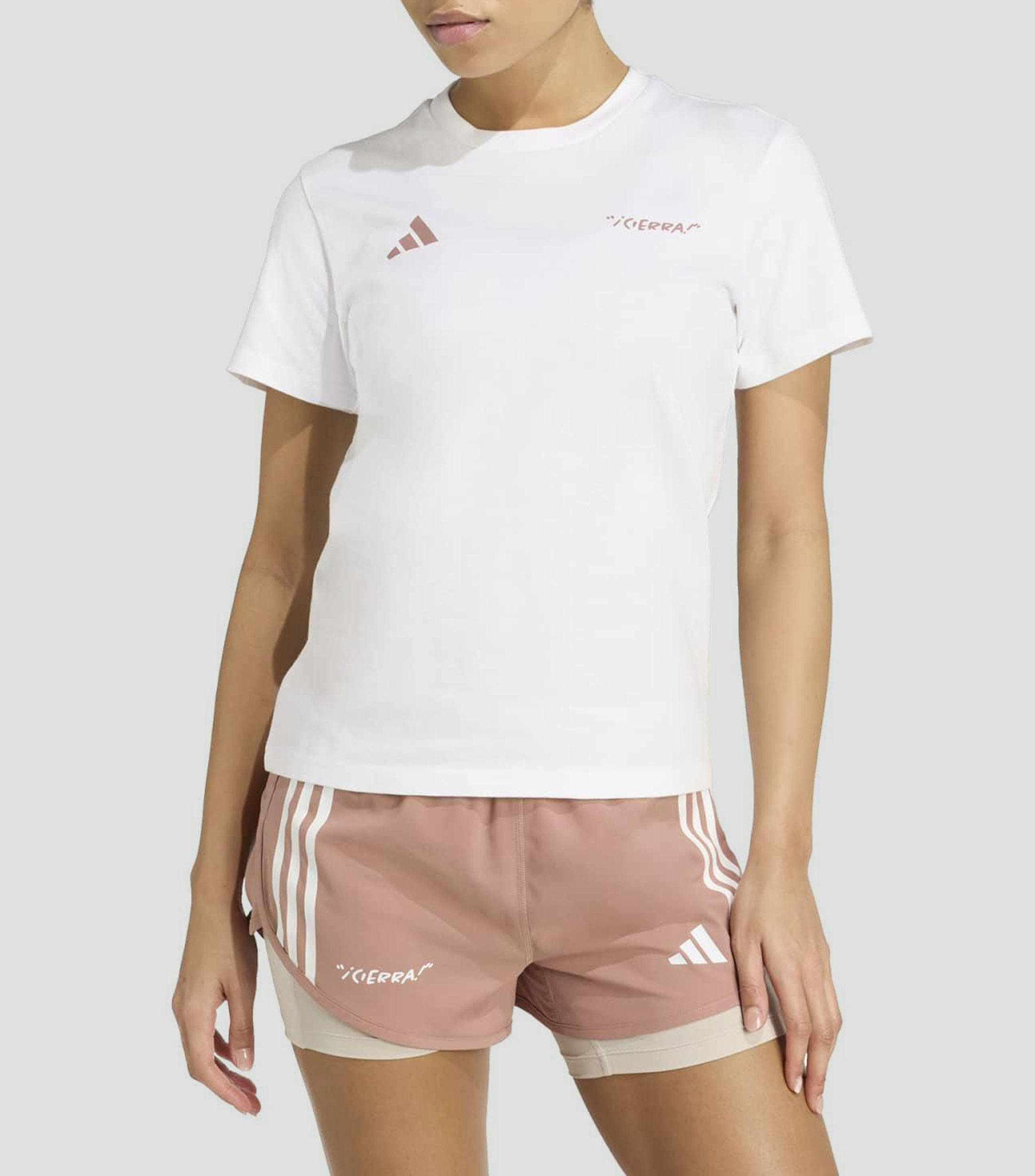 Playera para correr lisa Mujer