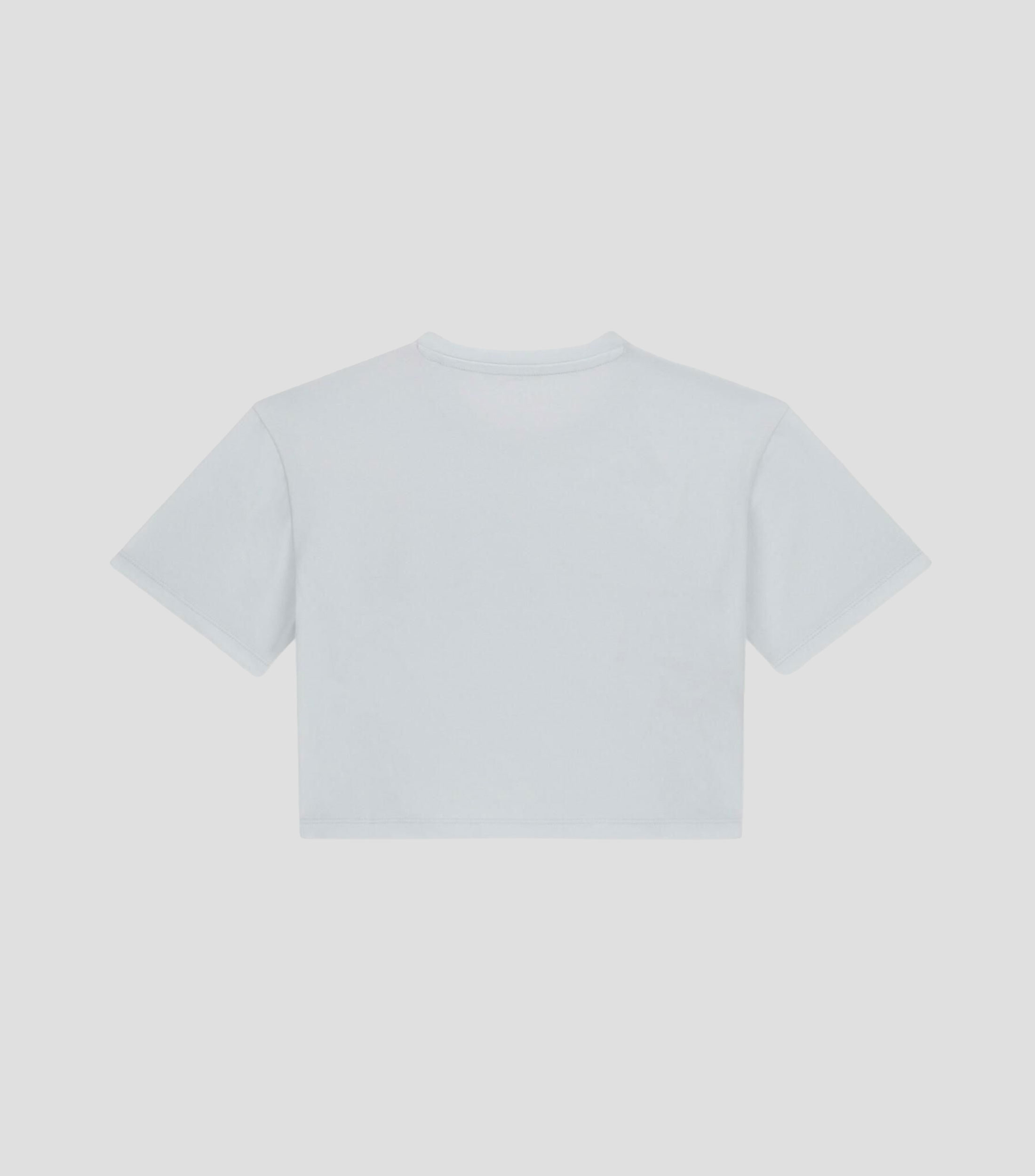 Playera cuello redondo manga corta estampada Niña
