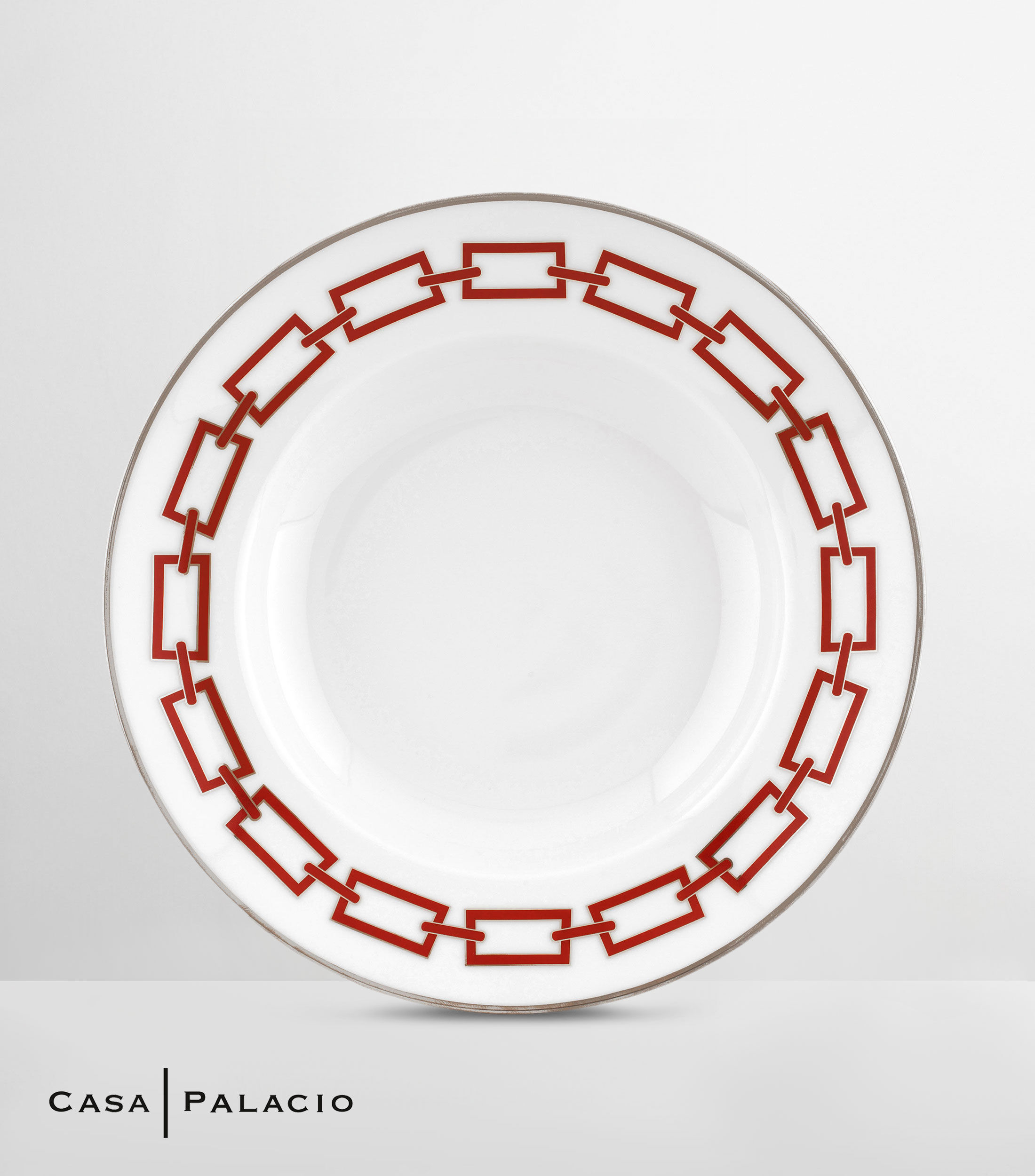 Plato para sopa Catena Scarlatto