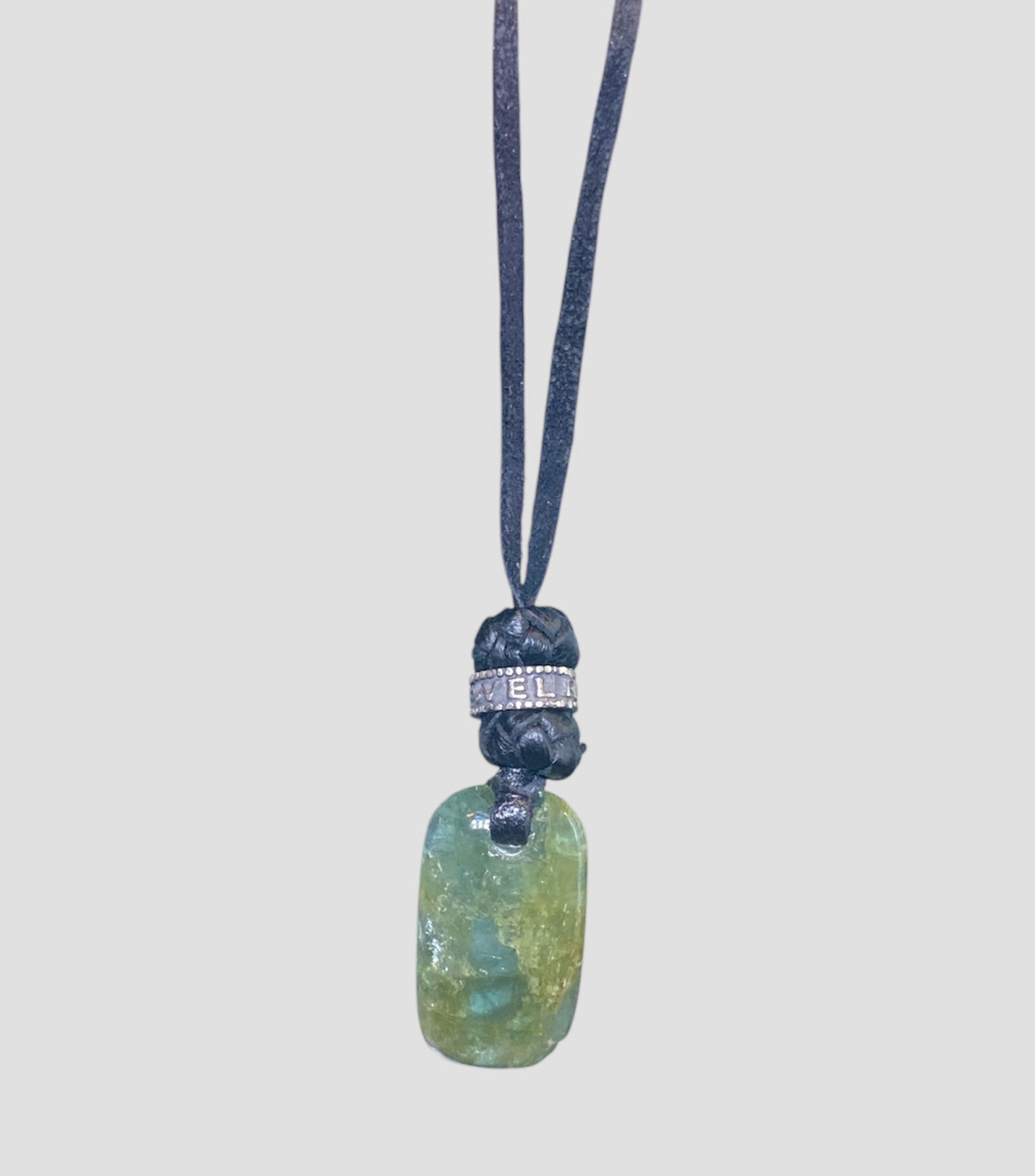 Collar Necklace con piedra jade Hombre