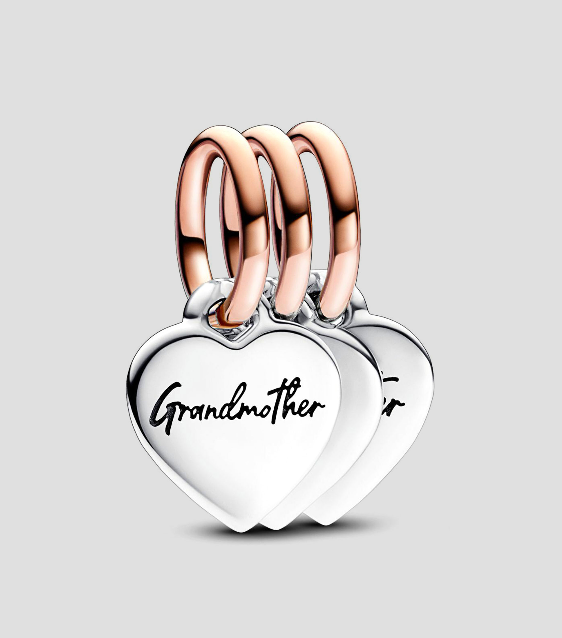 Charm con tres corazones Mujer