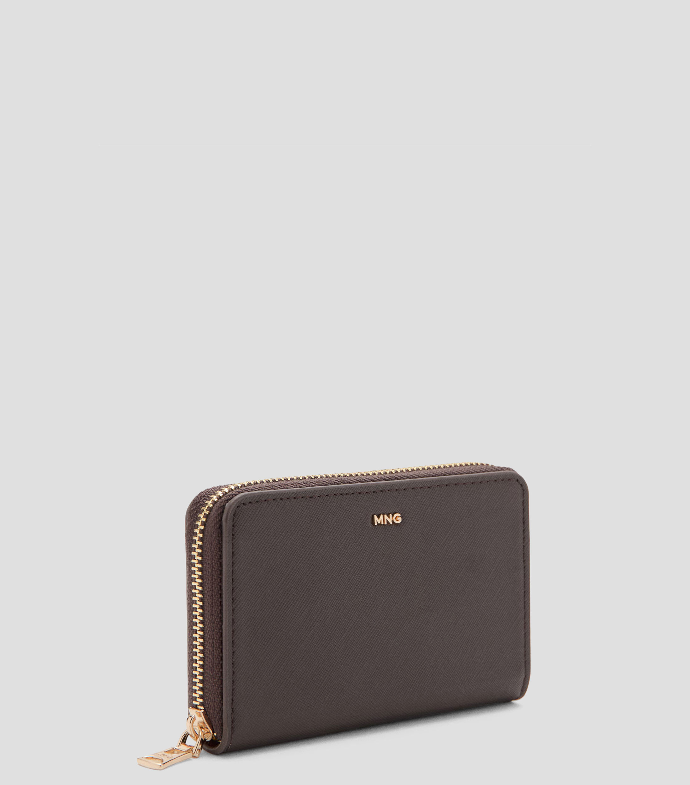 Cartera lisa con logo Mujer