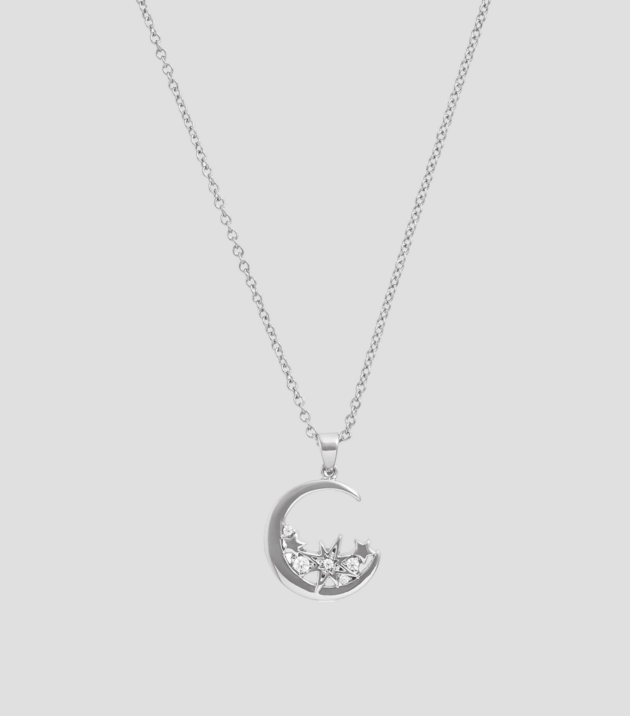 Collar en Plata Celestial con circonitas Mujer