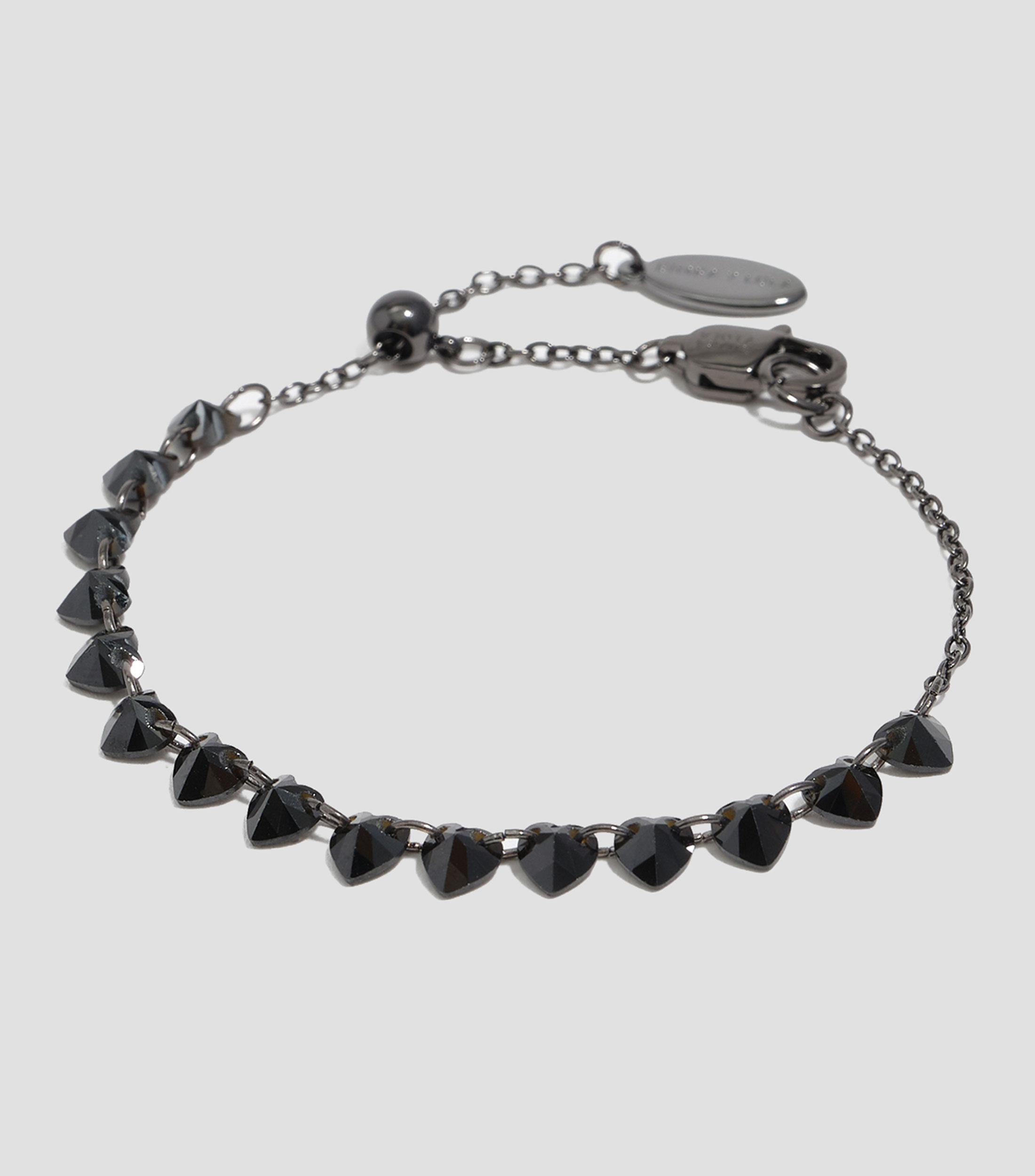 Pulsera con Cristales de corazones Mujer