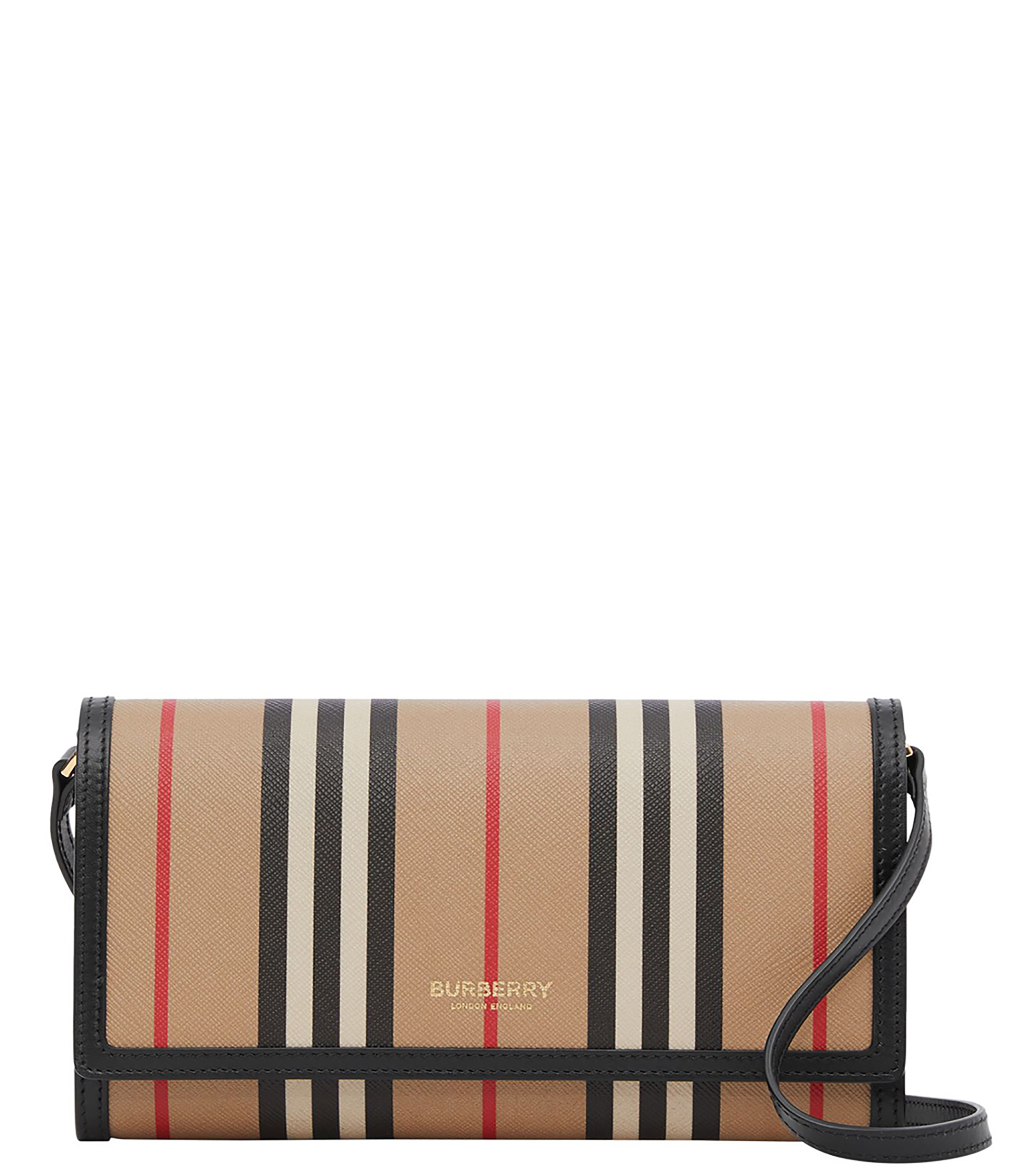 Burberry Cartera arena Icon Stripe Mujer - El Palacio de Hierro