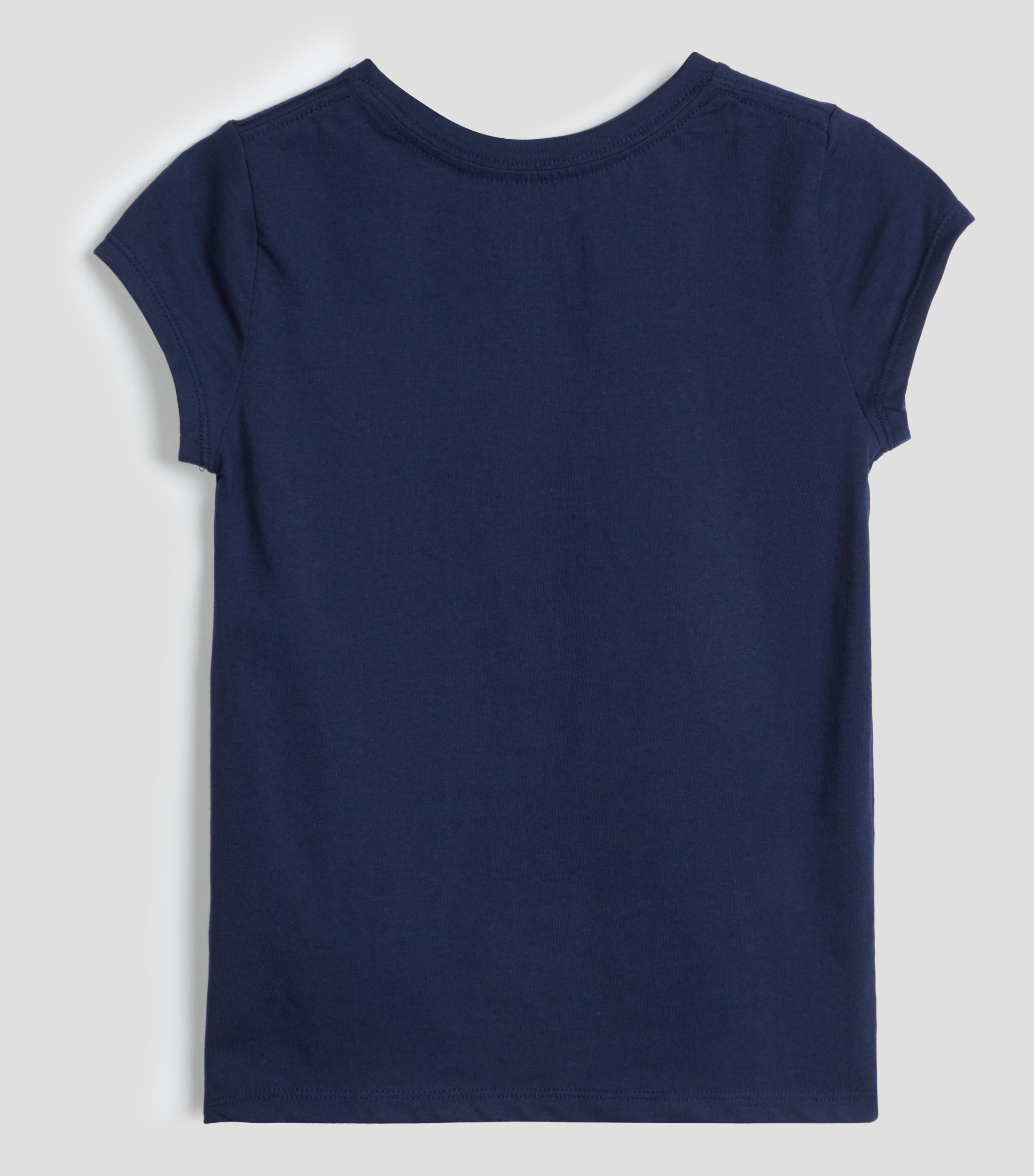 Playera de cuello redondo y manga corta Niña