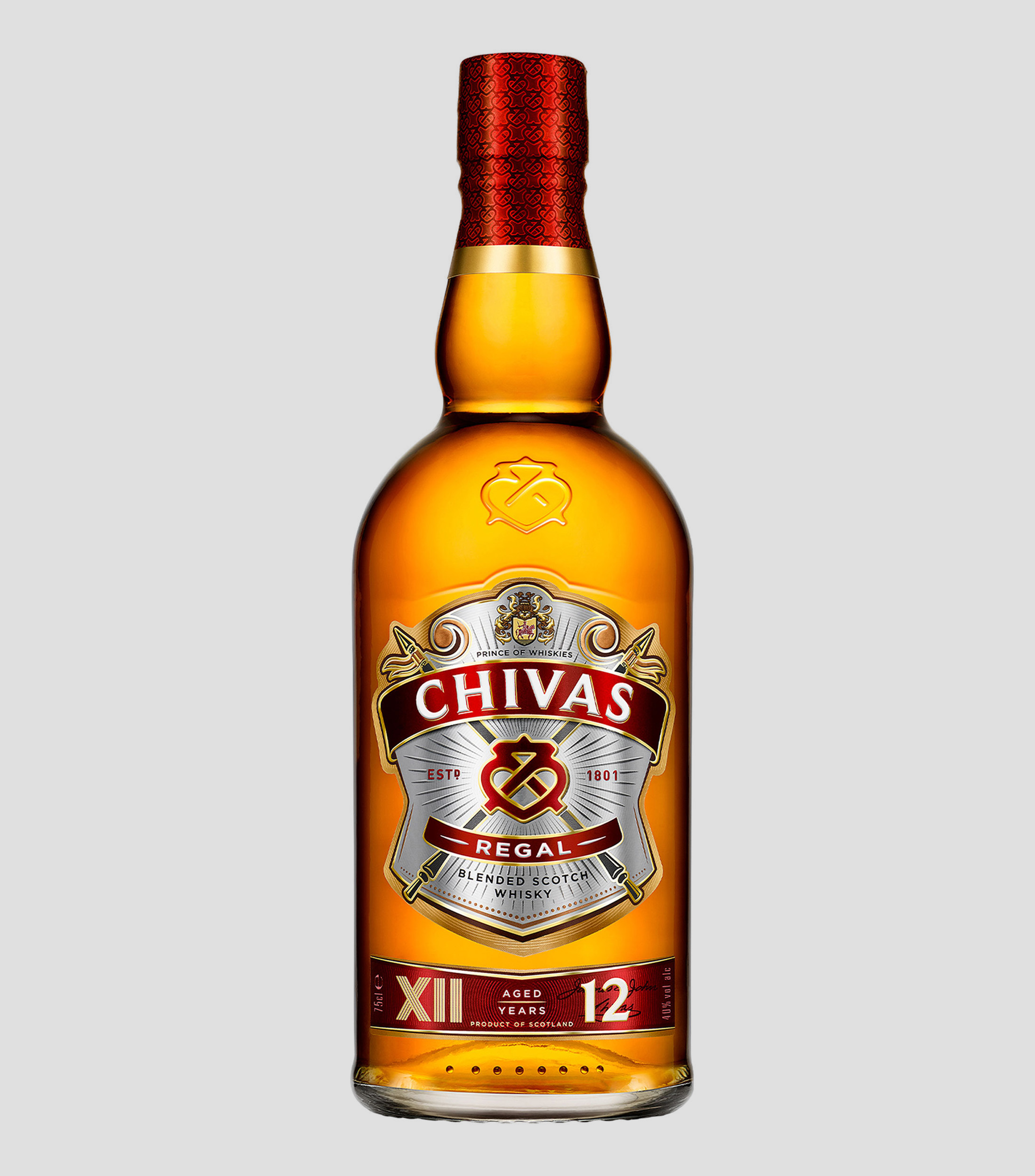 Whisky Chivas Regal 12 Años, 750 ml
