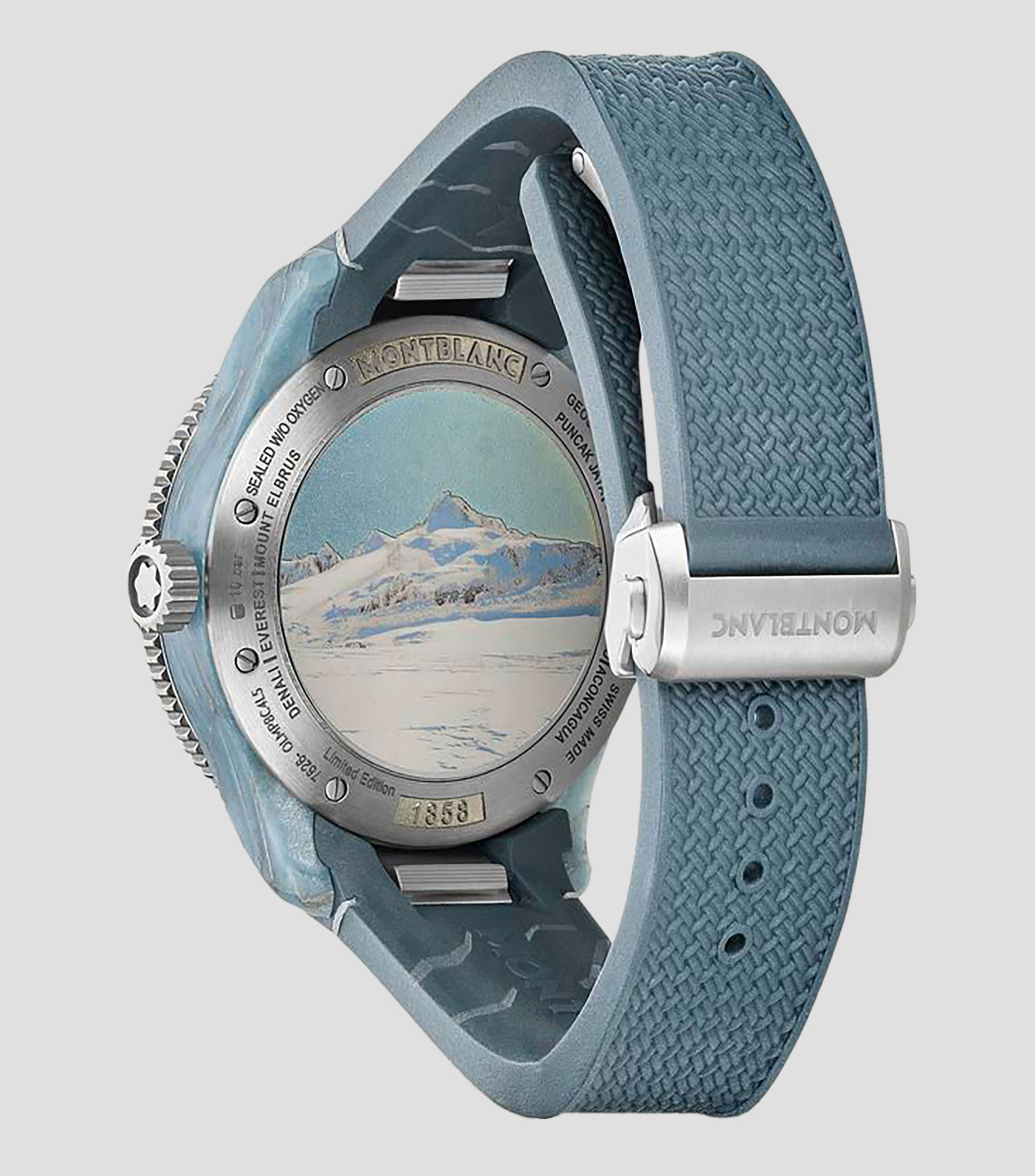 Montblanc 1858 Geosphere 0 Oxygen Mount Vinson Edición Limitada - 986 piezas Hombre