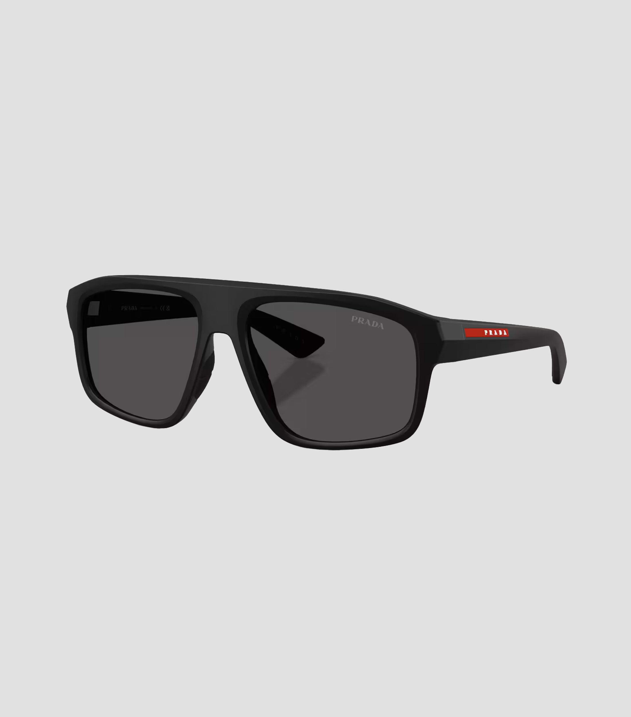 Lentes de sol rectangulares negros Hombre