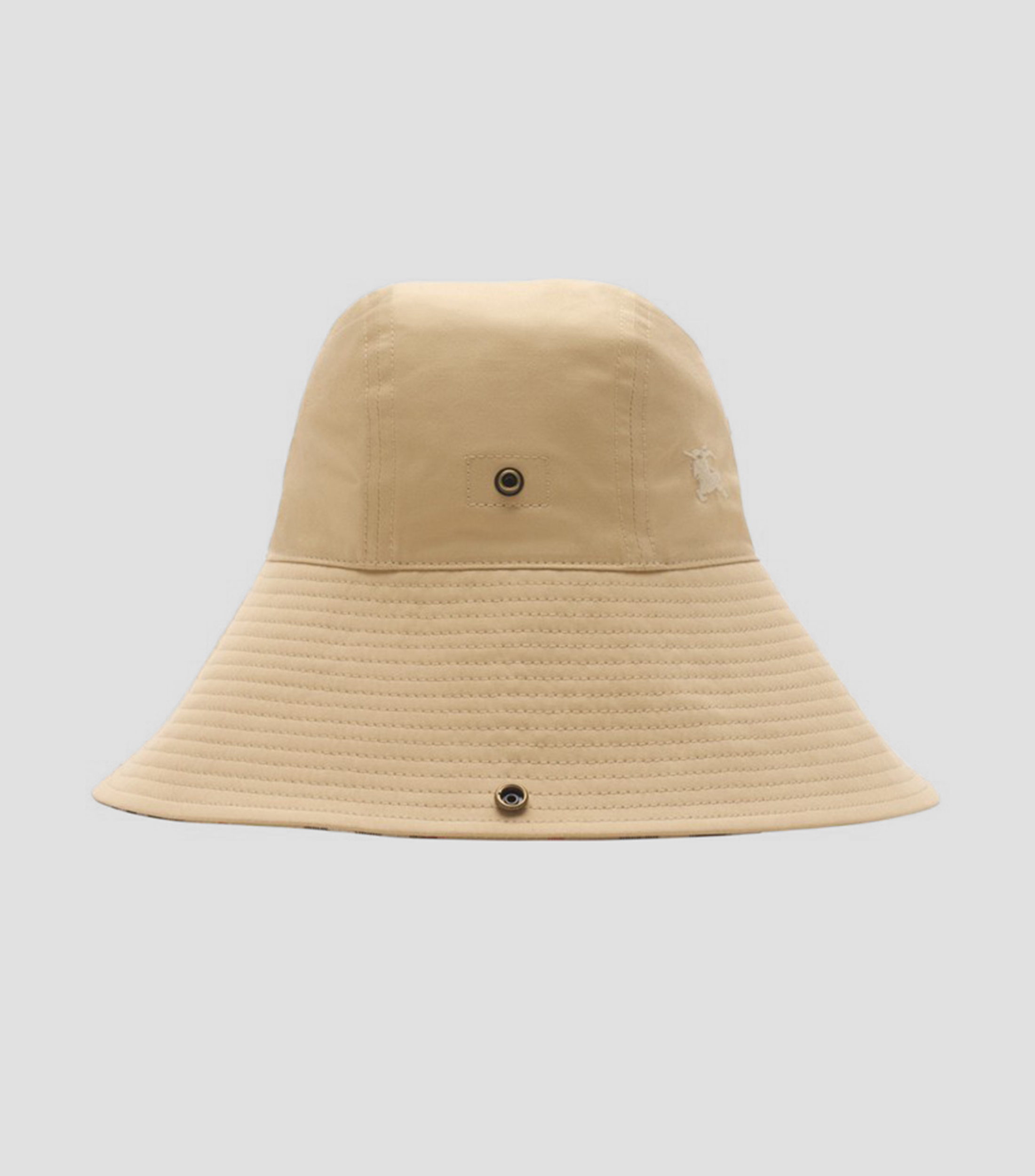 Sombrero en gabardina con Check Hombre