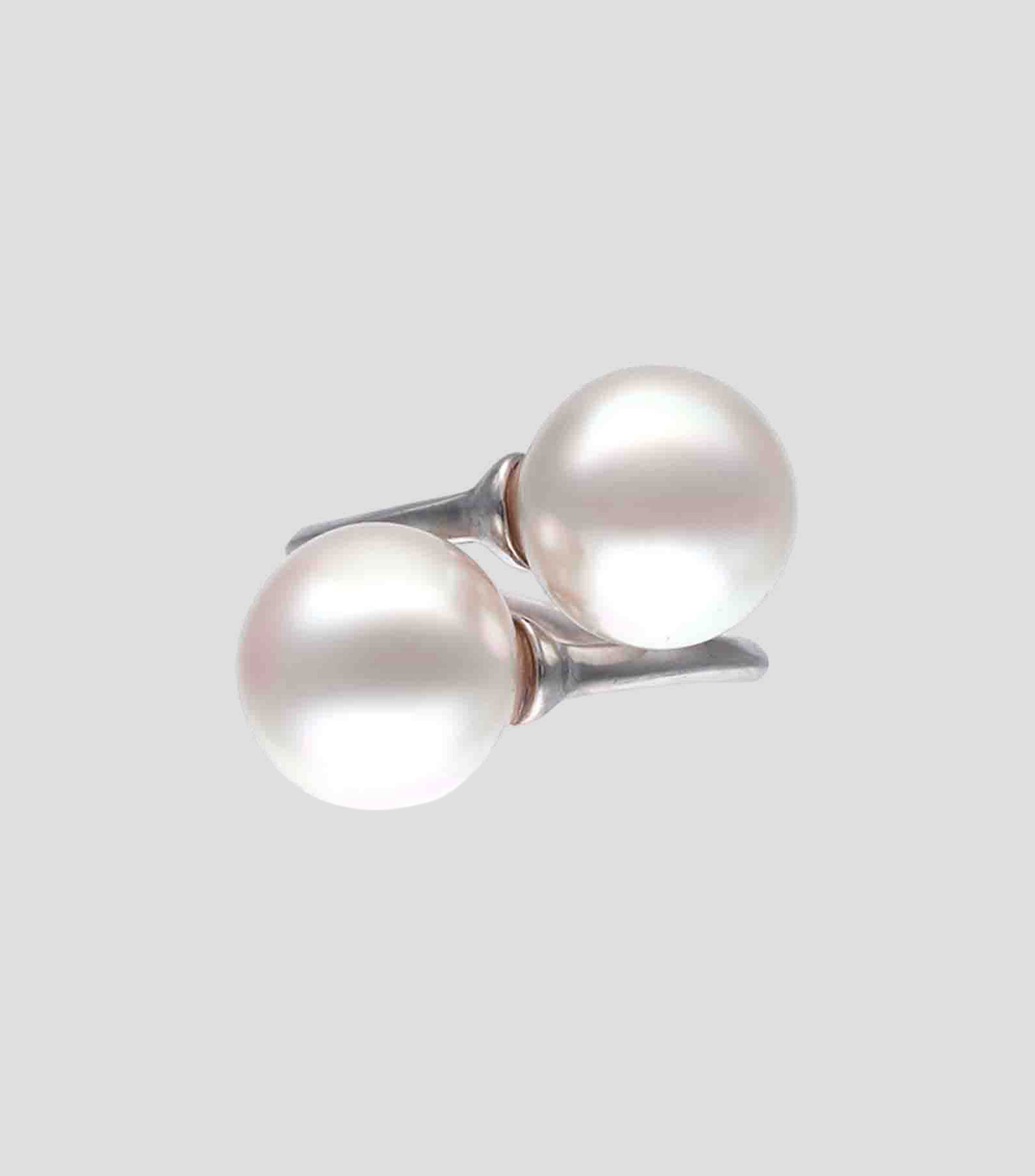 Anillo en Plata con Perlas Mujer