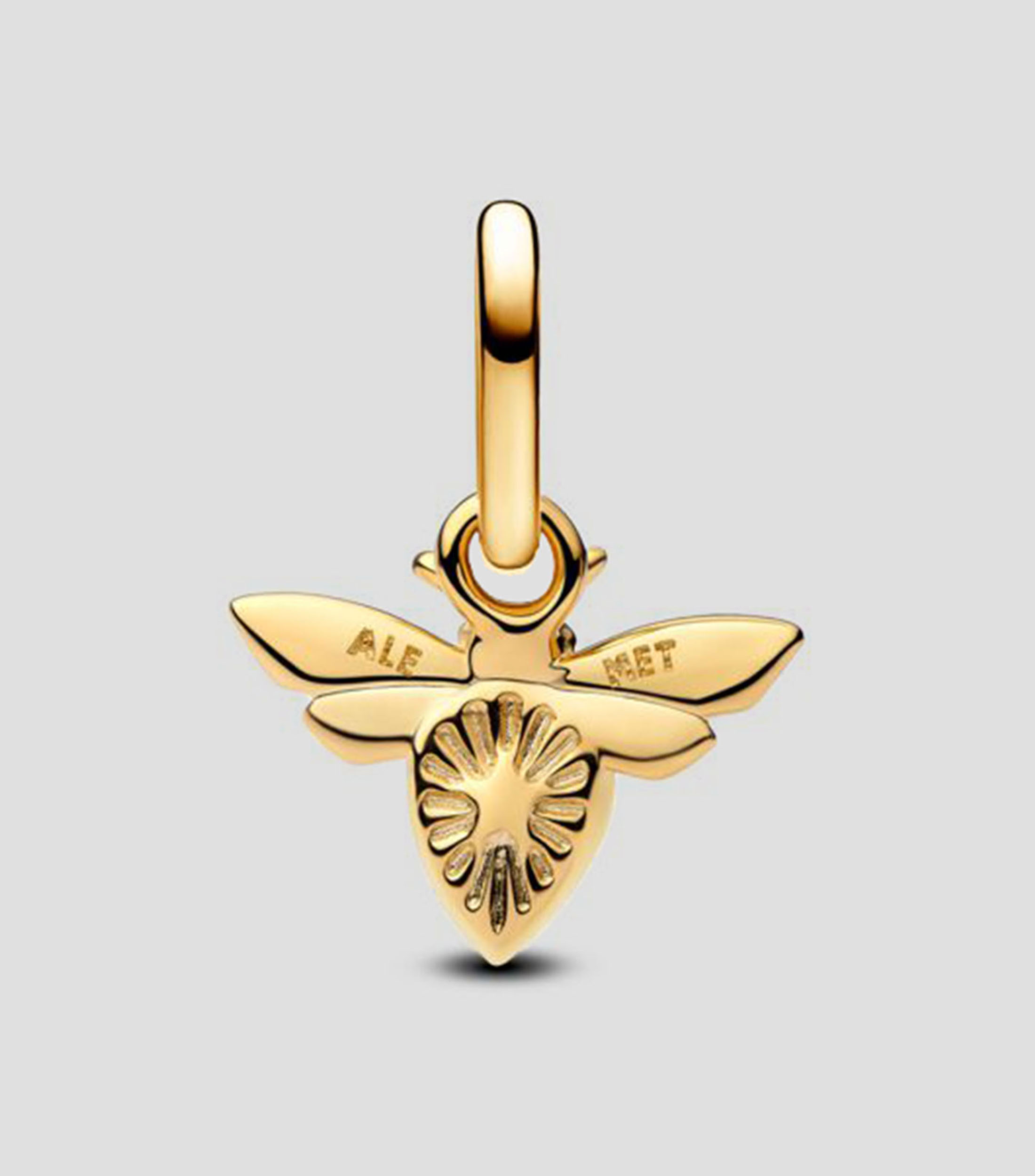 Charm Mini Abeja en Plata Mujer