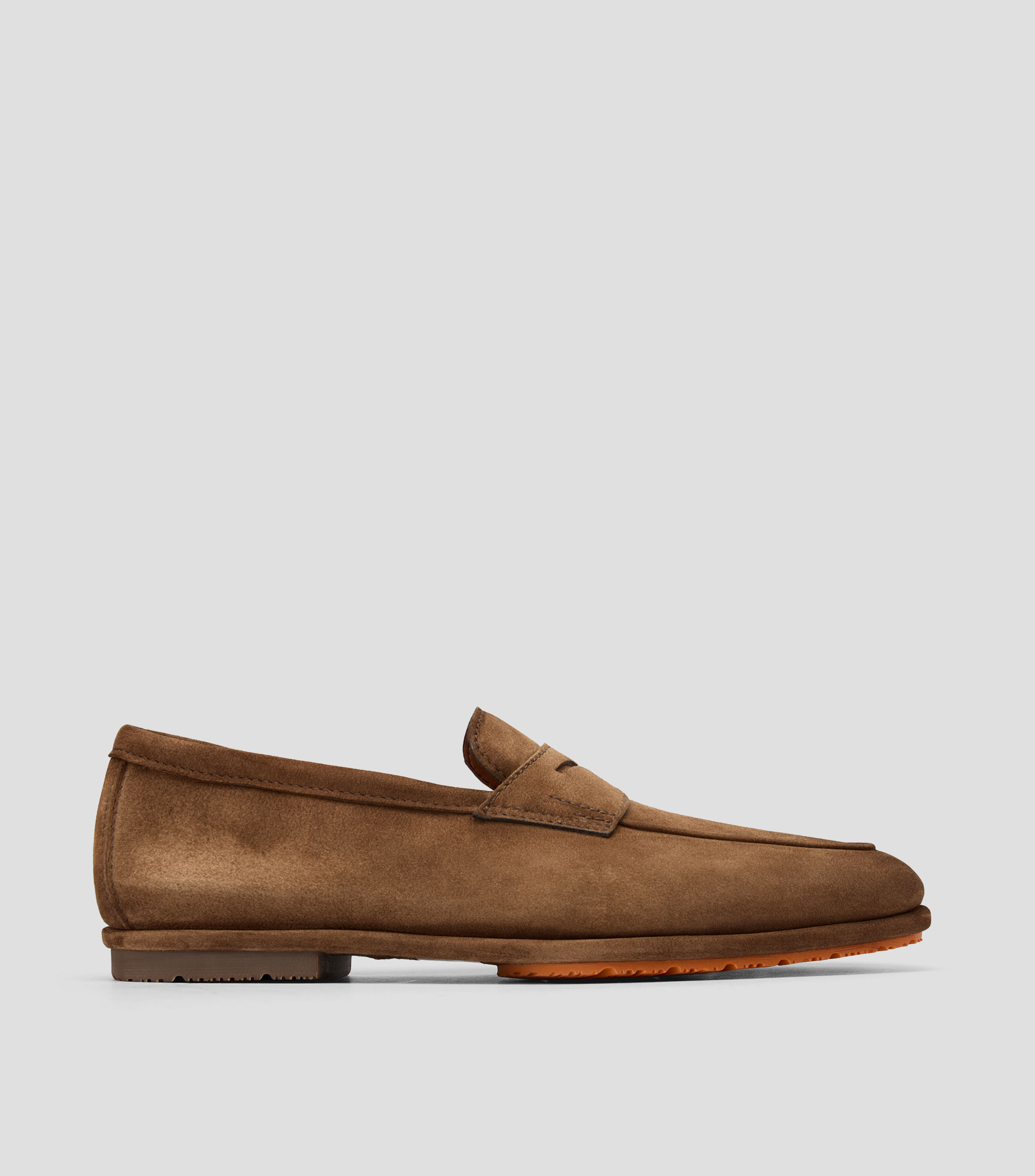 Mocasines Carlo en piel con cinta Hombre