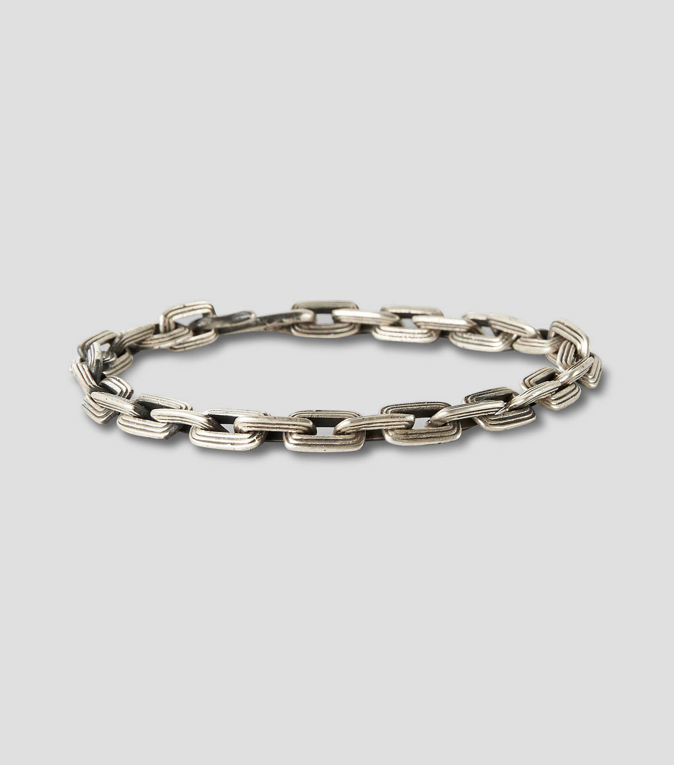 Pulsera en plata .925 eslabones piramidales Unisex