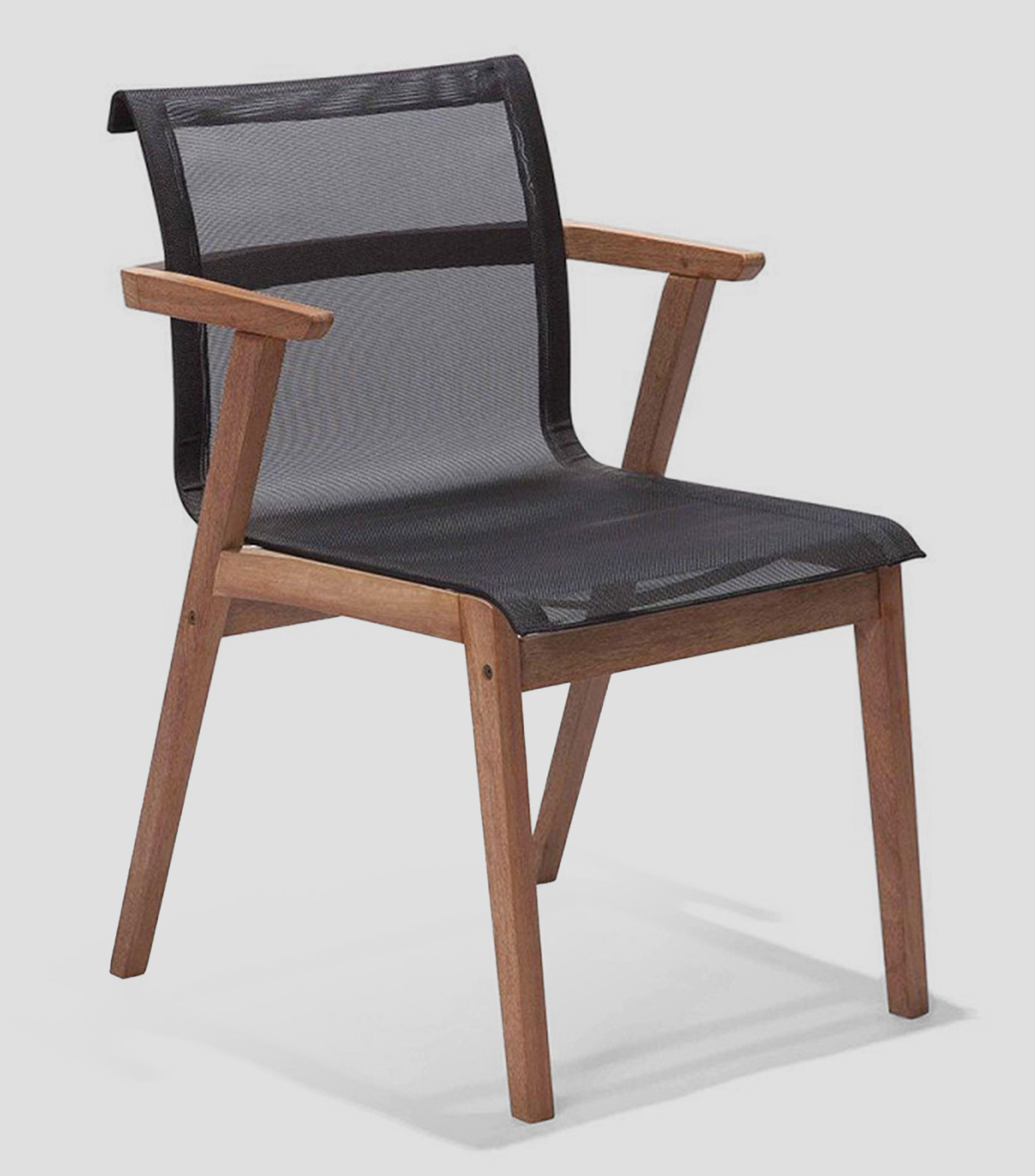 Silla con brazos para exterior Bali en madera