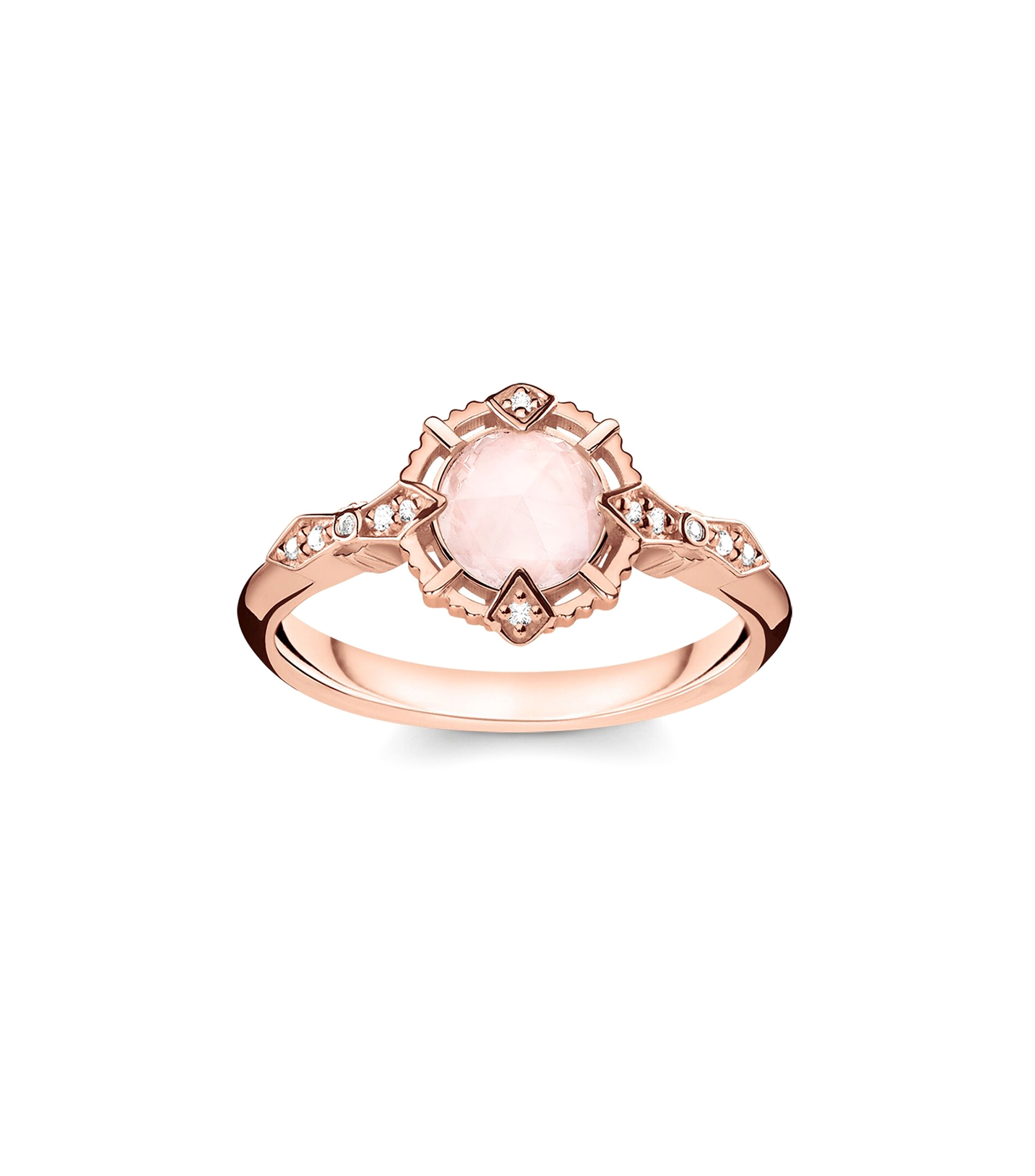 Thomas Sabo H2293-051-14 - Orecchini con ciondolo a forma di luna e stella, in argento Sterling 925, misura unica, Argento sterling, Zirconia cubica