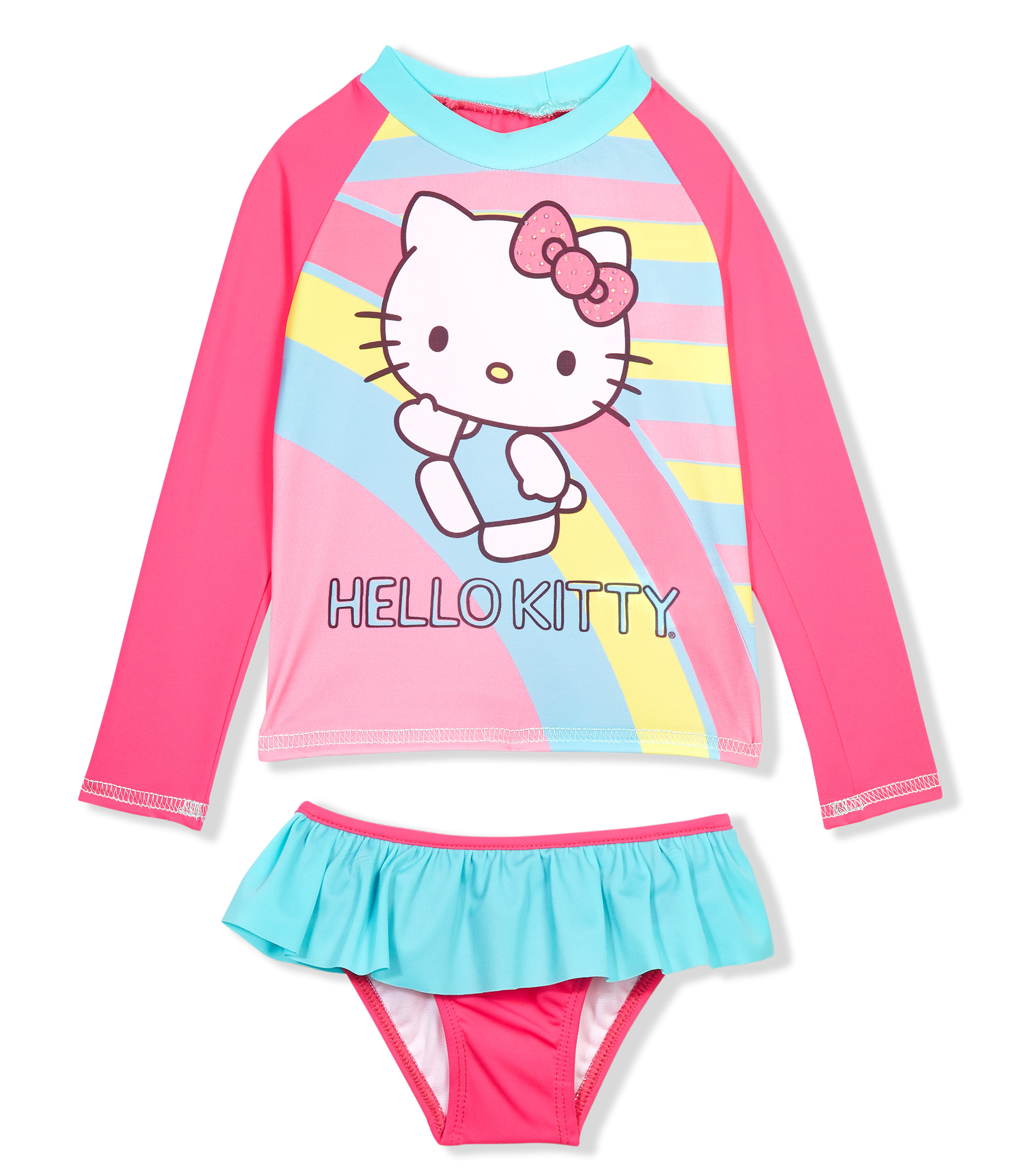 Traje de baño hello kitty niña best sale