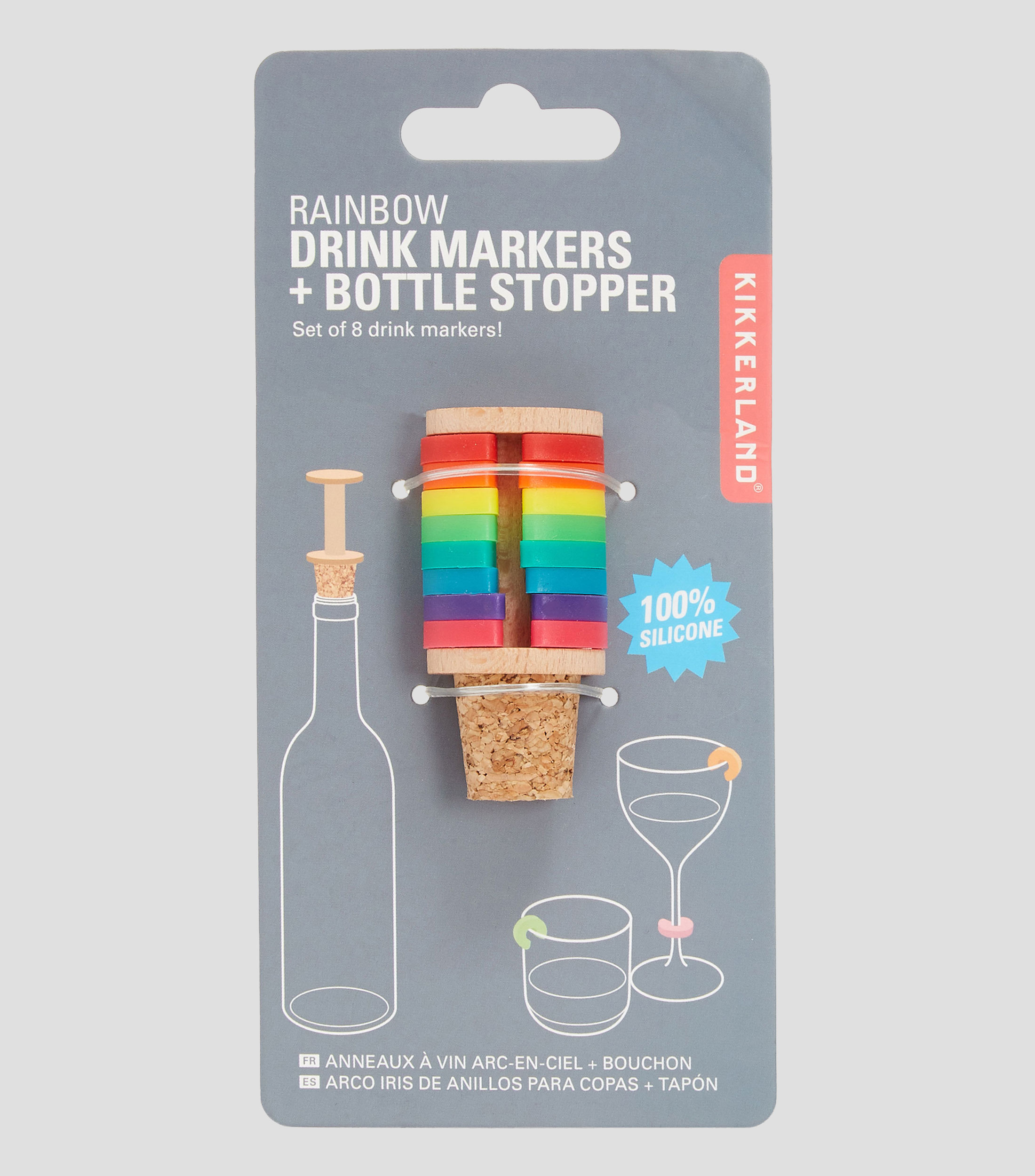 Set tapón para botella y anillos identificadores