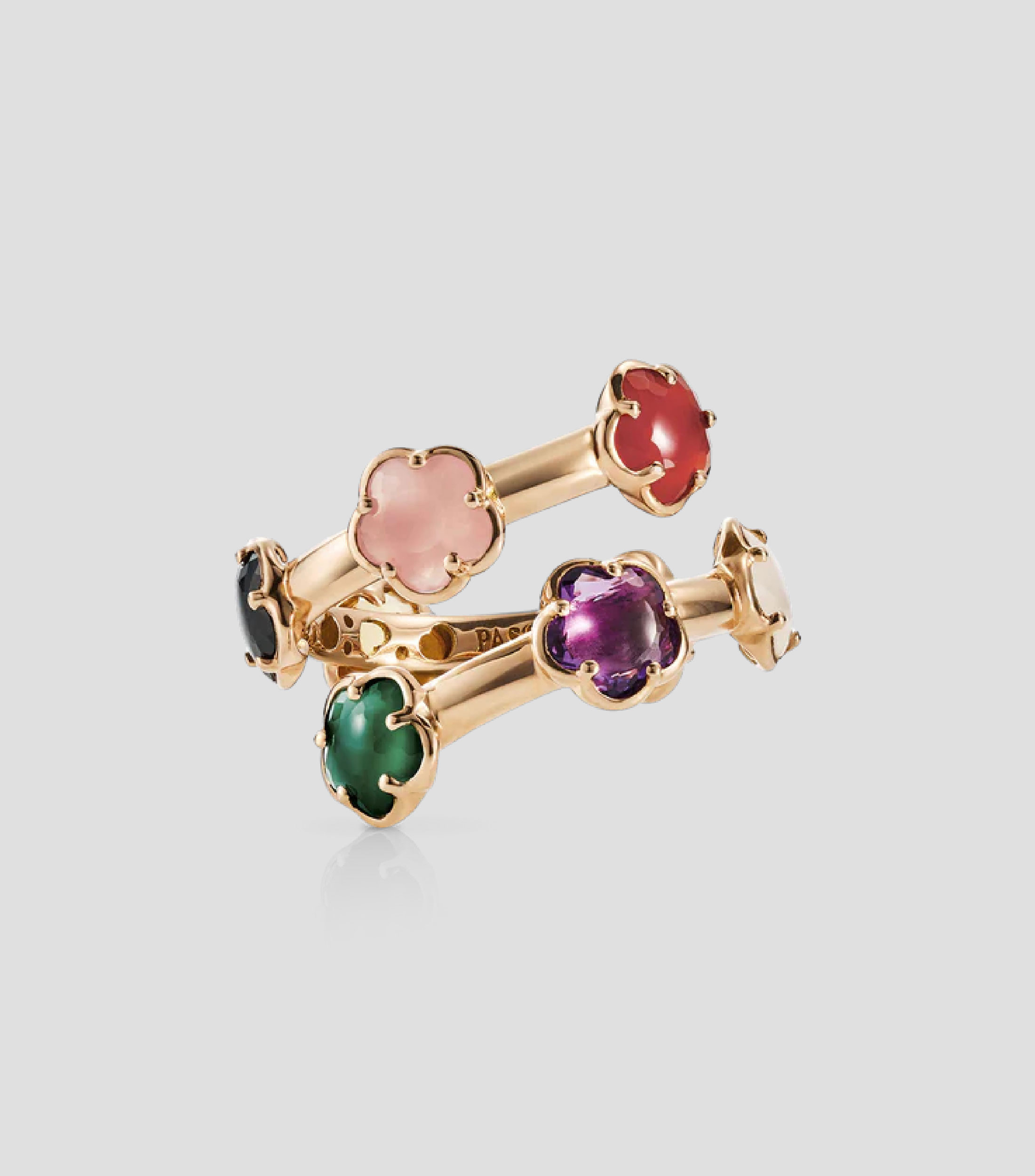 Anillo Figlia Dei Fiori en oro rosa de 18 kilates Mujer