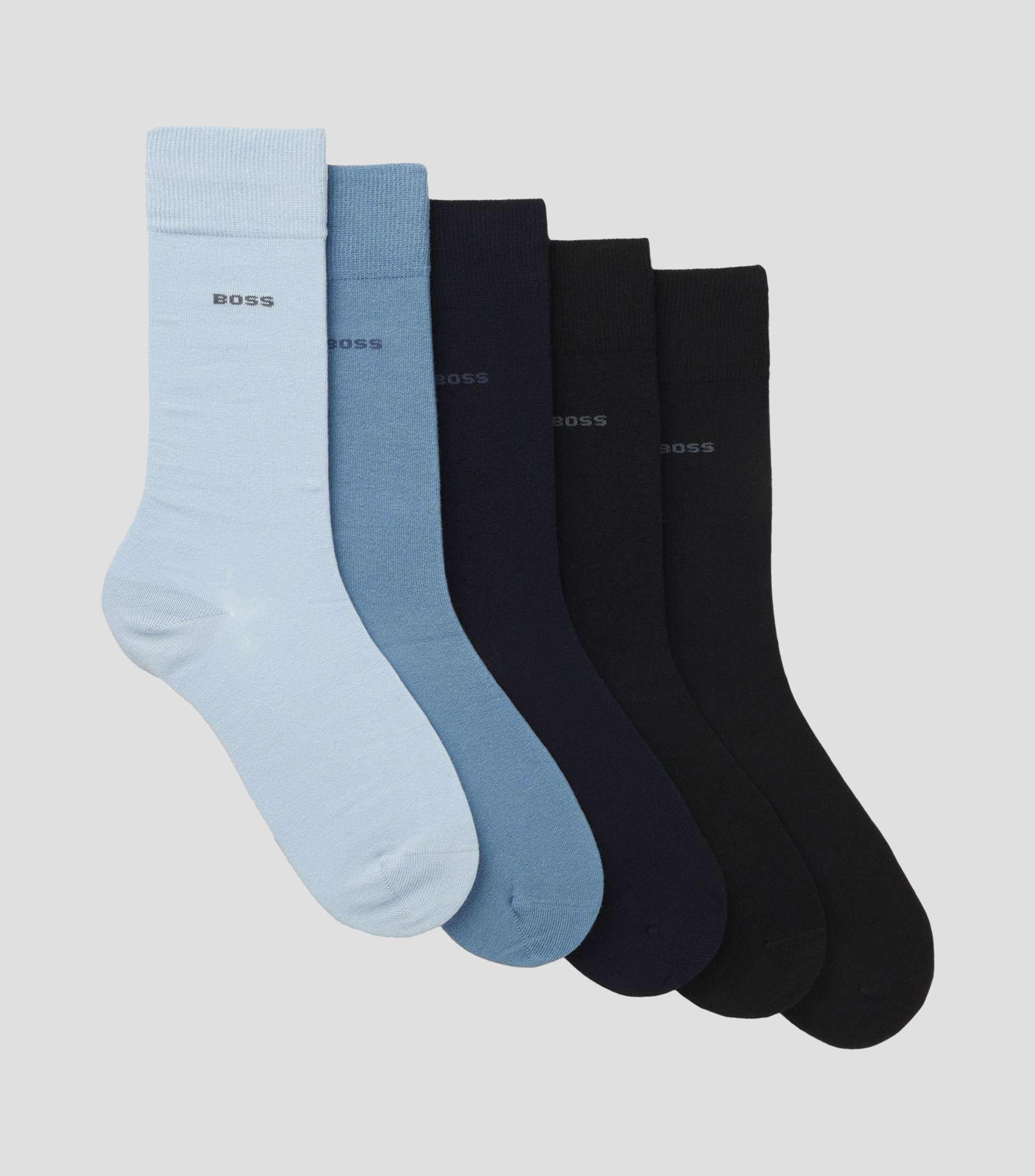 Set 5 Calcetines liso Hombre