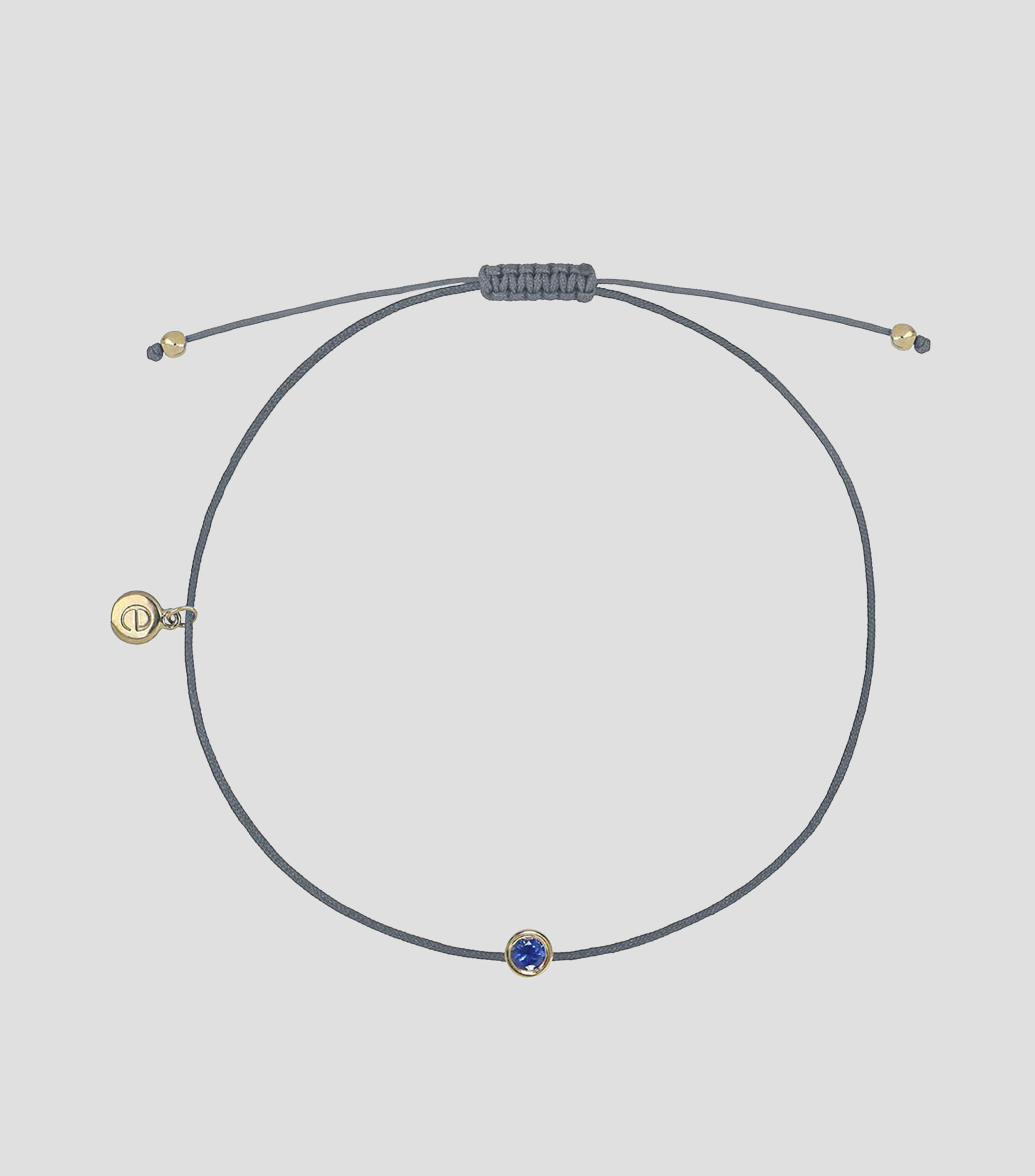 Pulsera ajustable con zafiro Mujer