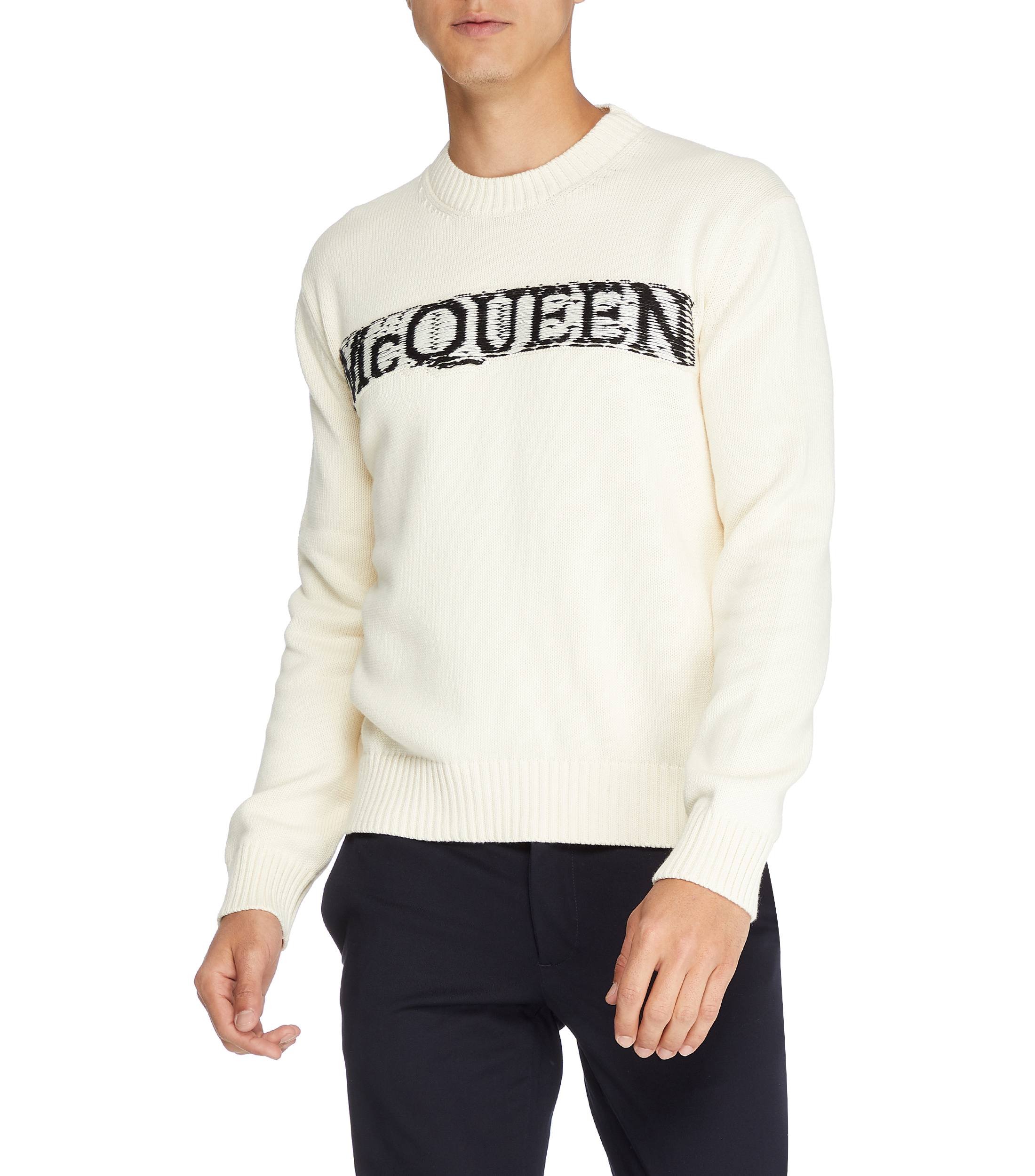 Alexander McQueen Suéter de cuello redondo Hombre - El Palacio de Hierro