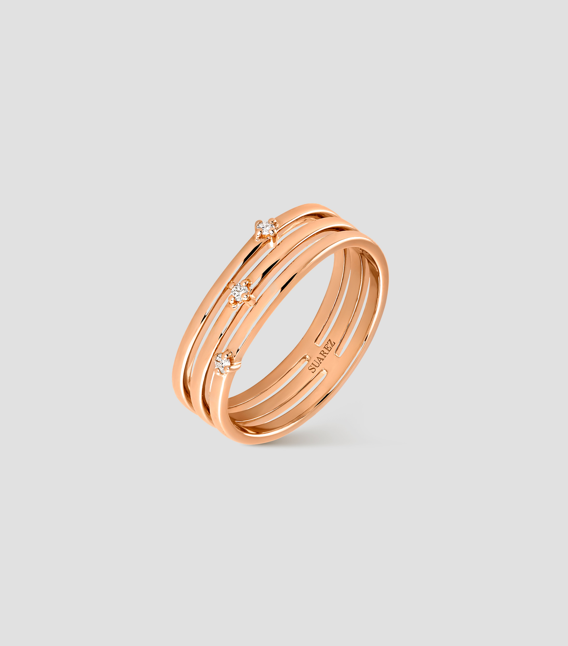 Anillo en Oro rosa 18 Kts Idalia Talla 13 Mujer