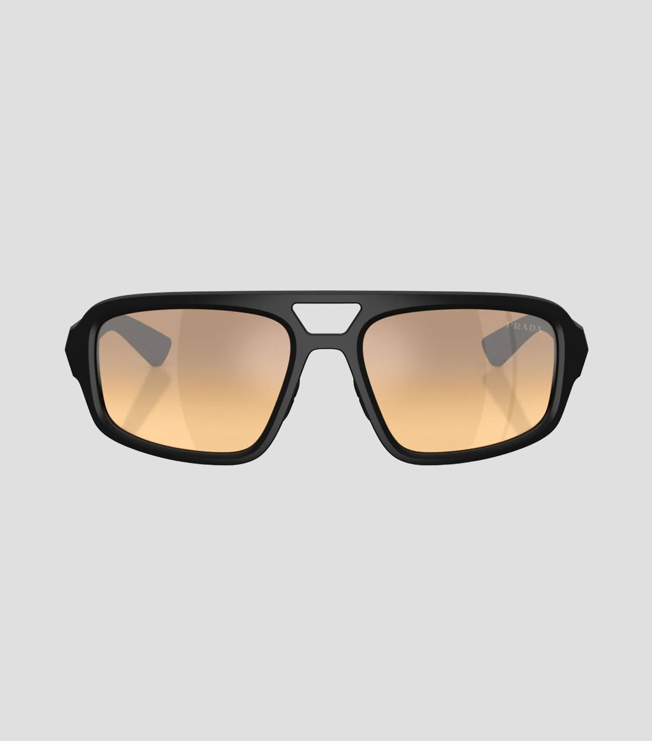 Lentes de sol rectangulares Linea Rossa negro mate Unisex