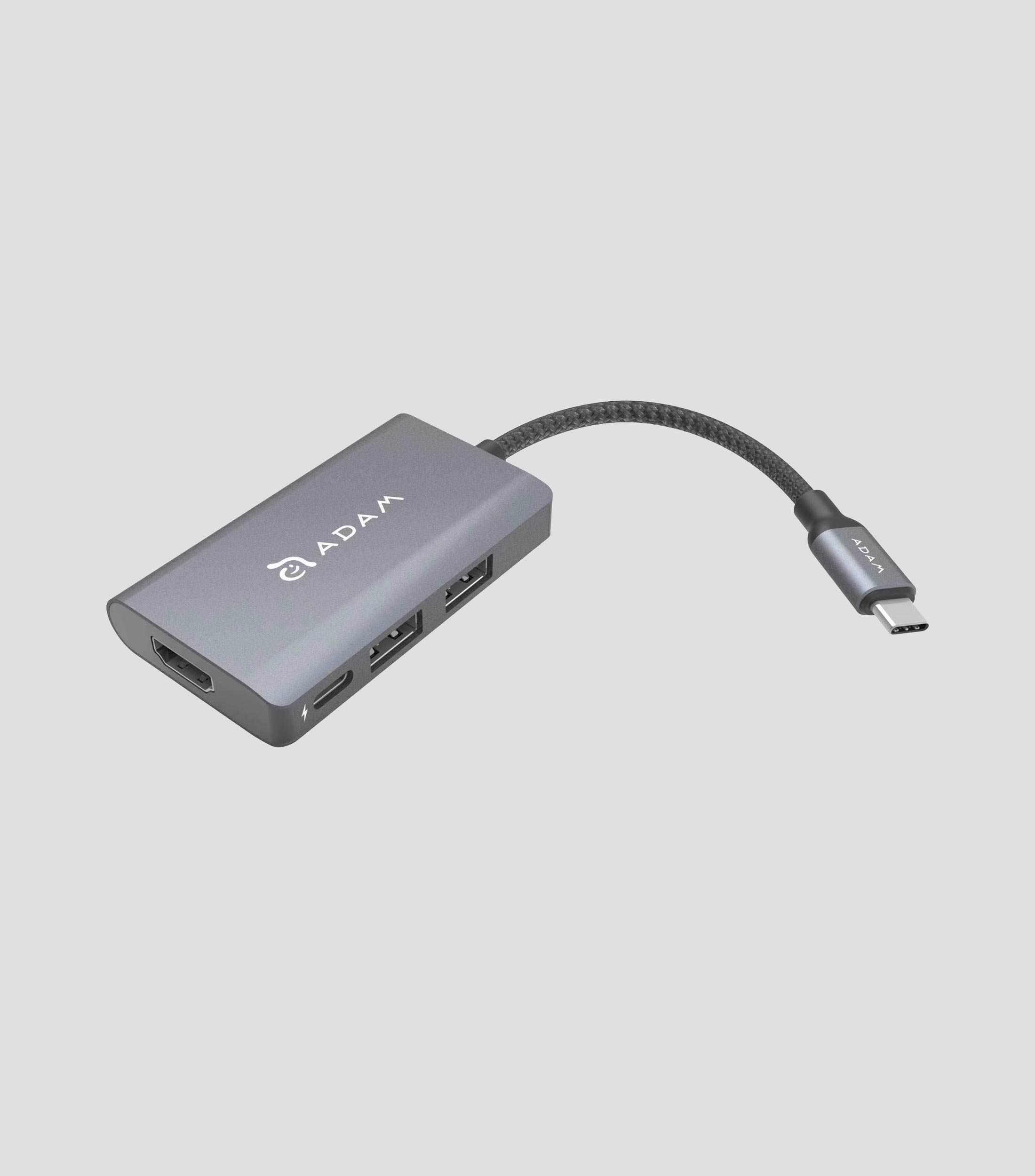 Adaptador Multipuertos CASA Hub A01m 4 en 1 - Gris