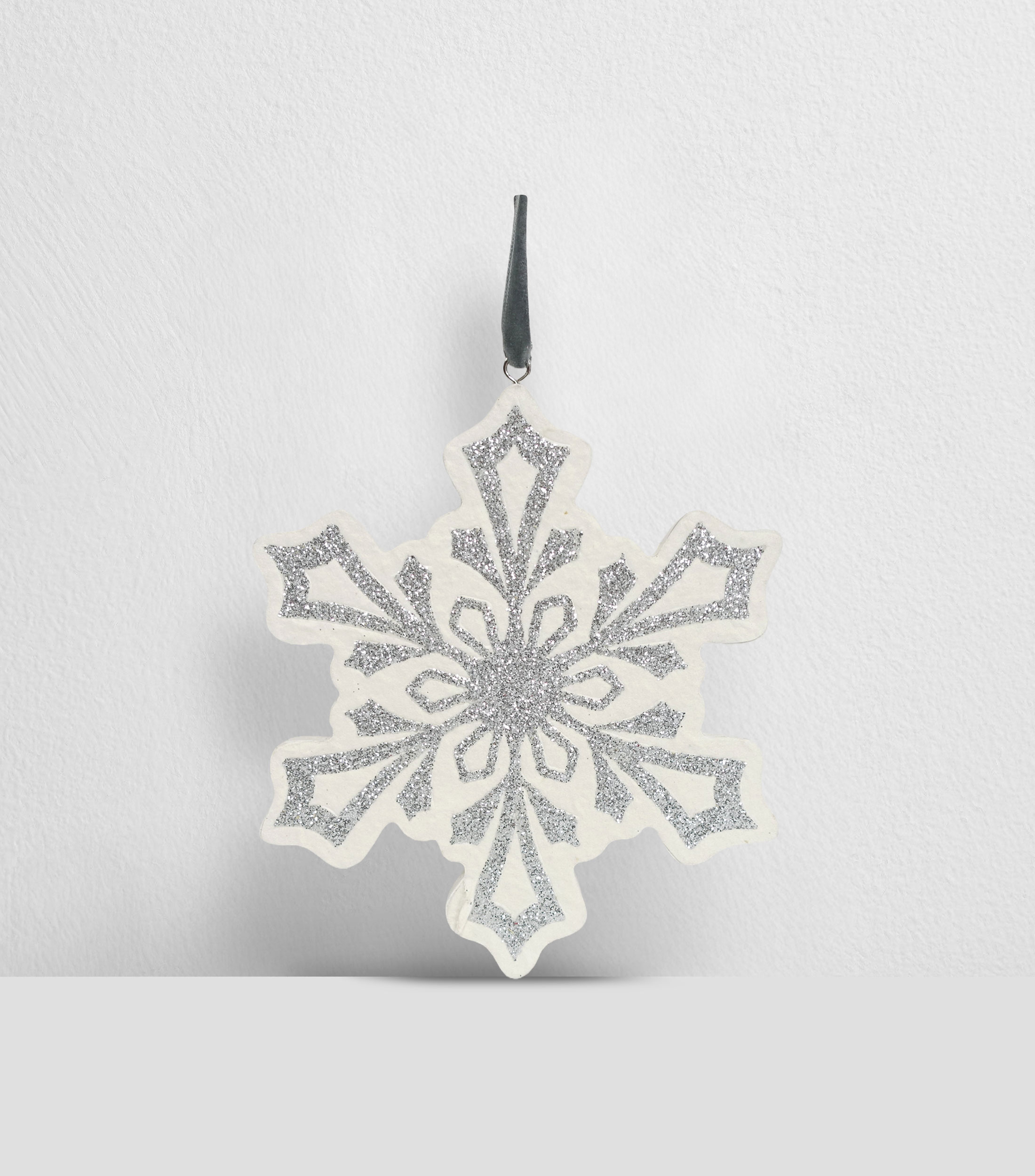 Ornamento Navideño Frosty Crystal de Copo abierto