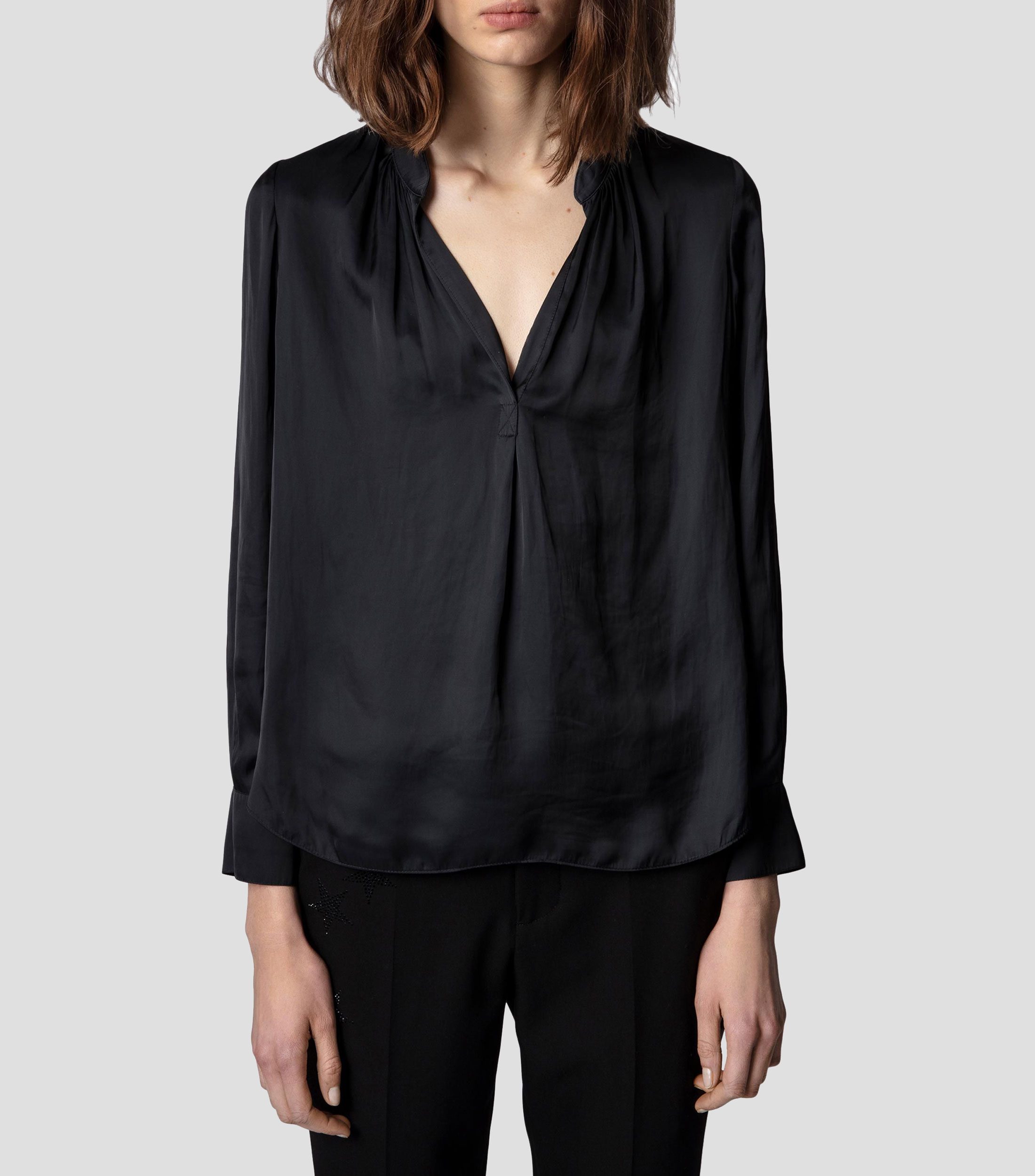 Blusa con manga larga Mujer