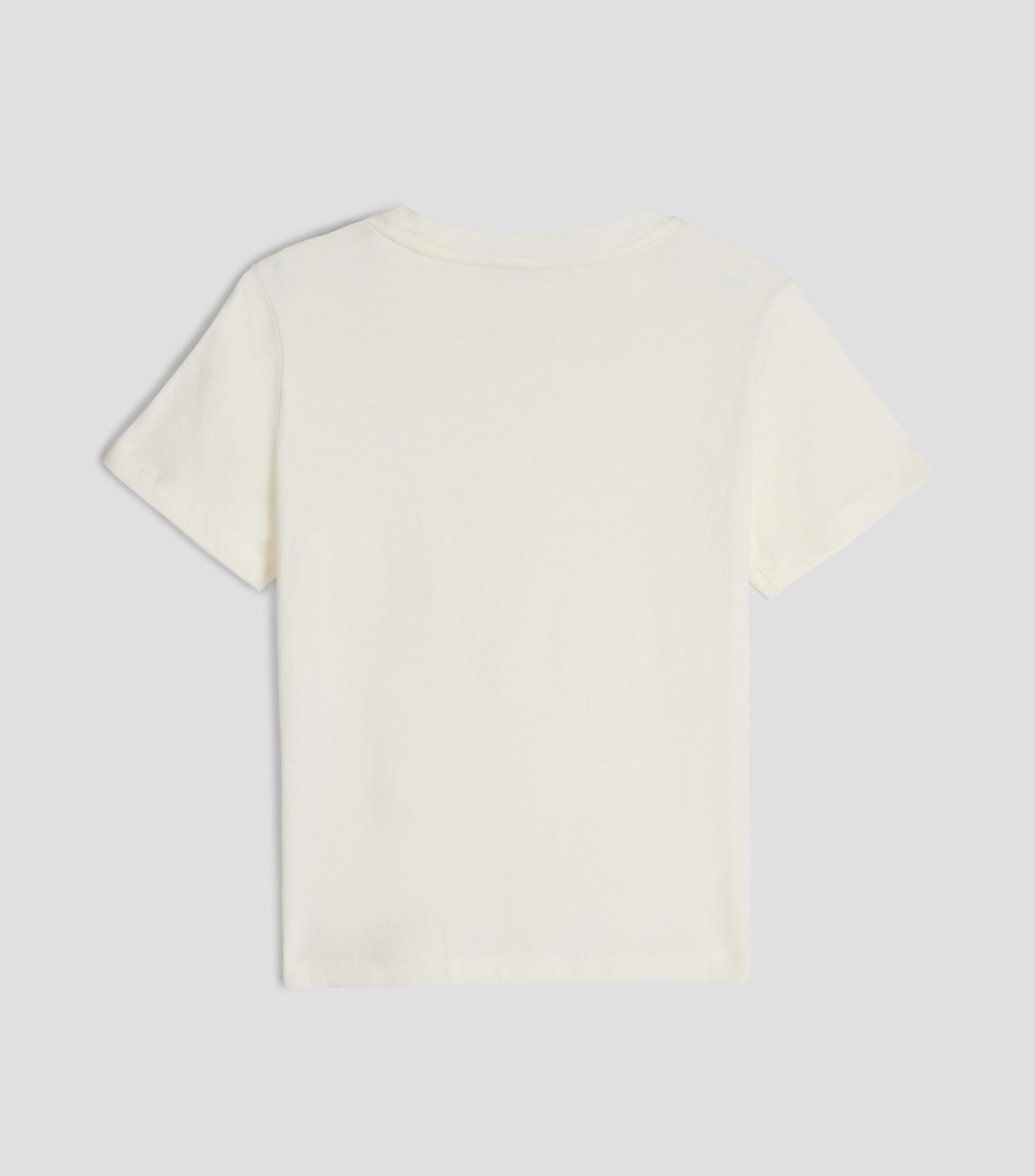 Playera de cuello redondo con manga corta estampada Niño