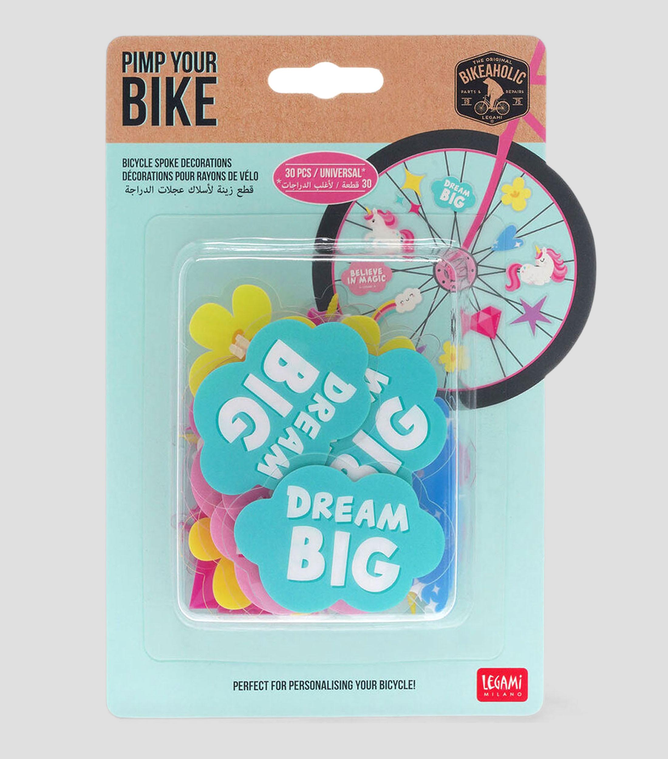 Adornos para bicicleta Unicornio Niña
