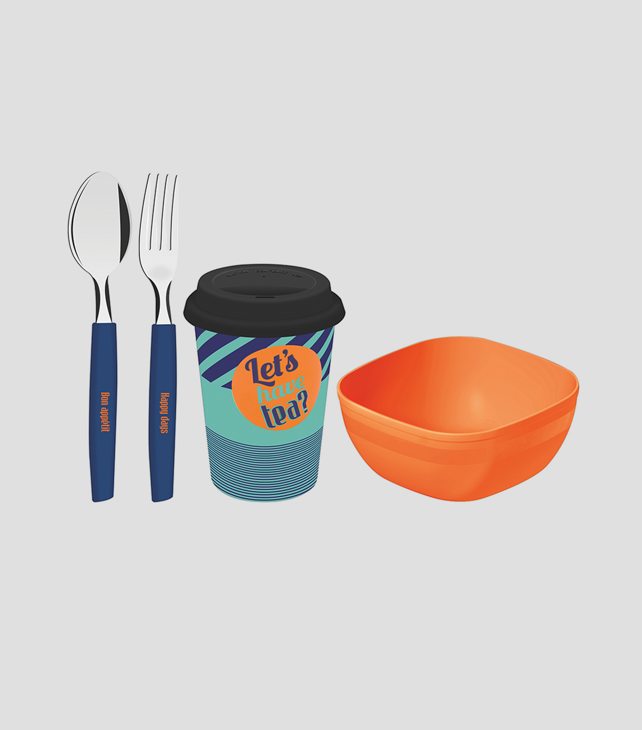 Set Breakfast 4 Piezas multicolor