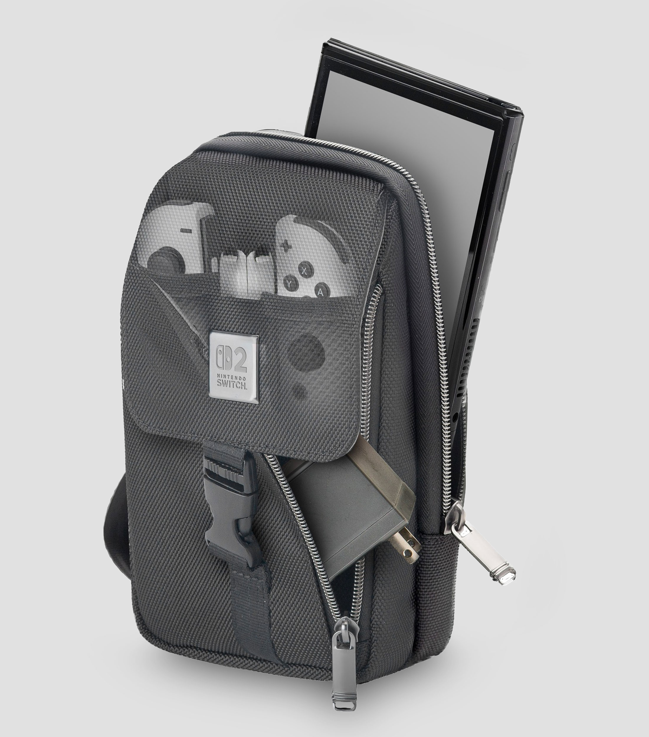 Bolso Backpack Cruzado con Logotipo Unisex