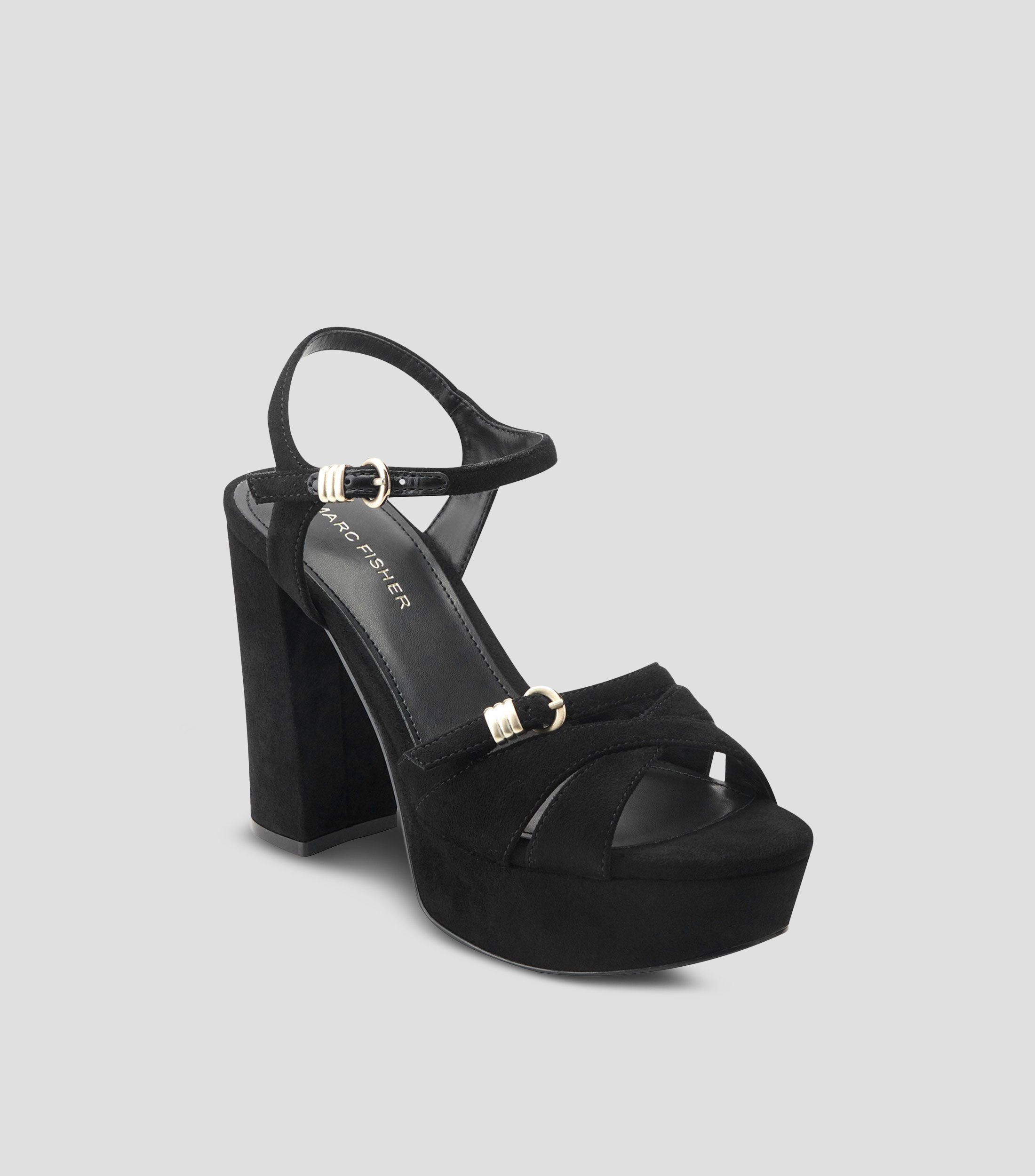 Sandalias con tacón alto de media luna Mujer