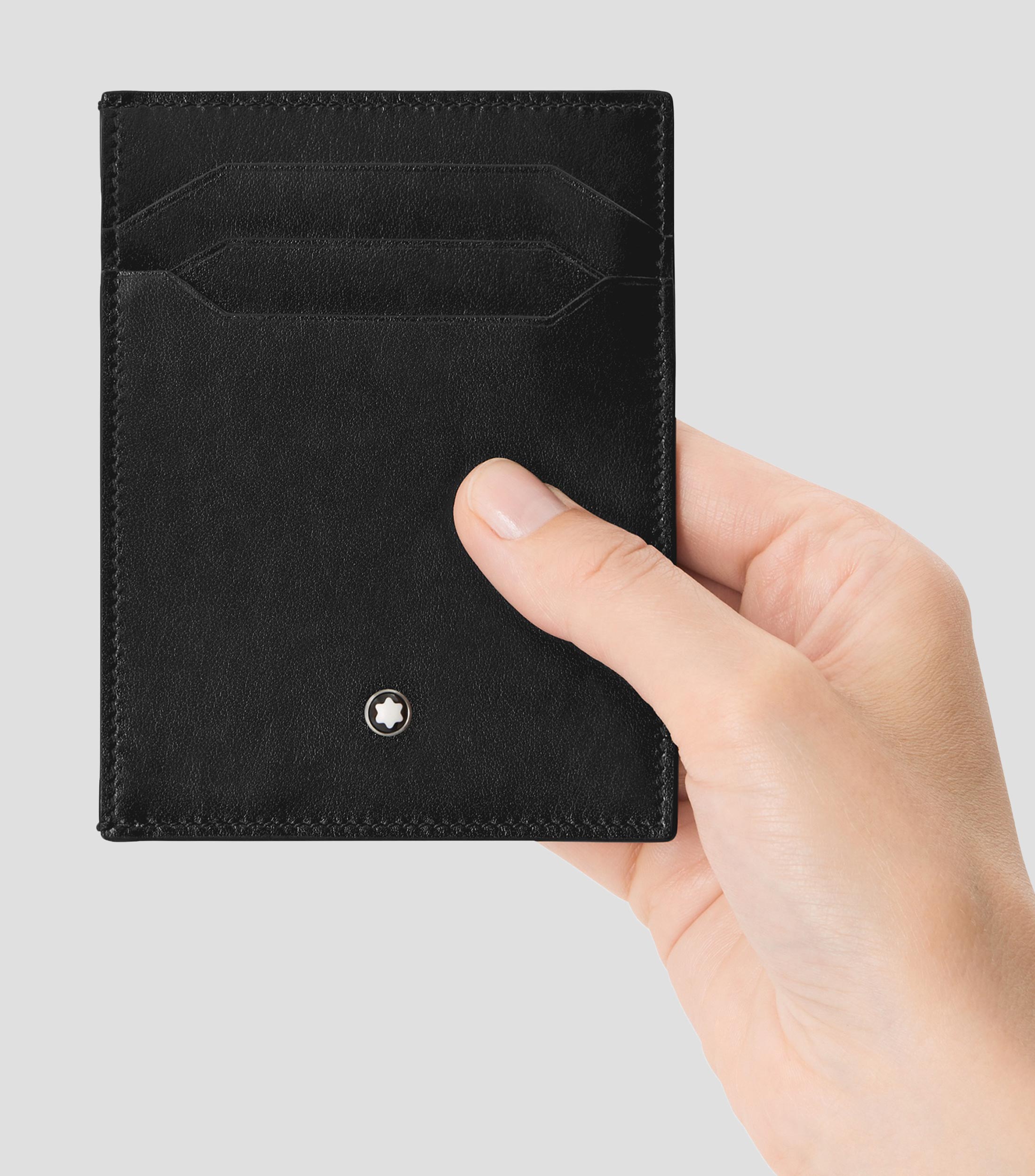 Tarjetero Meisterstück para 4 tarjetas con funda para documento Hombre