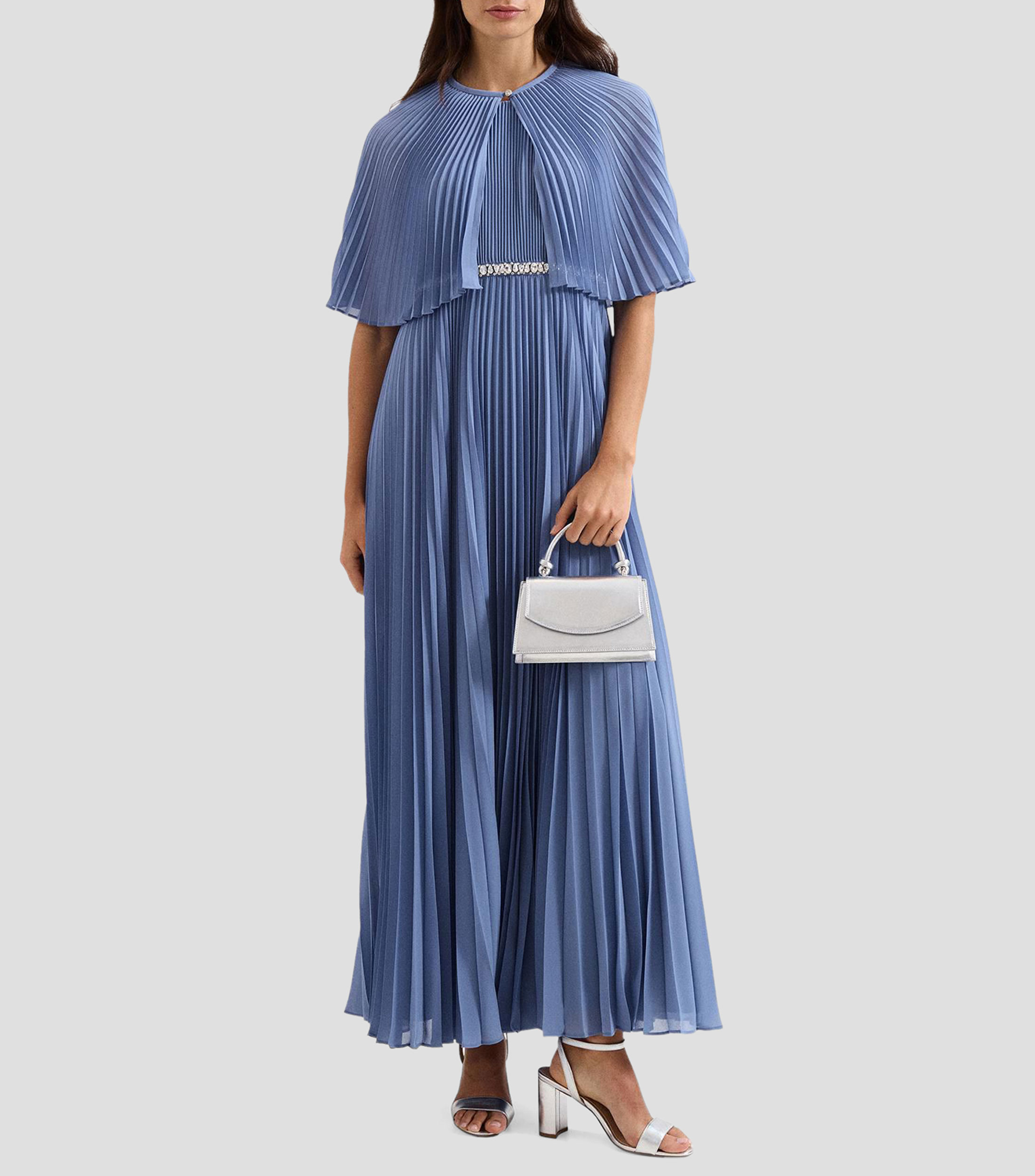 Vestido maxi fantasía Anora Mujer